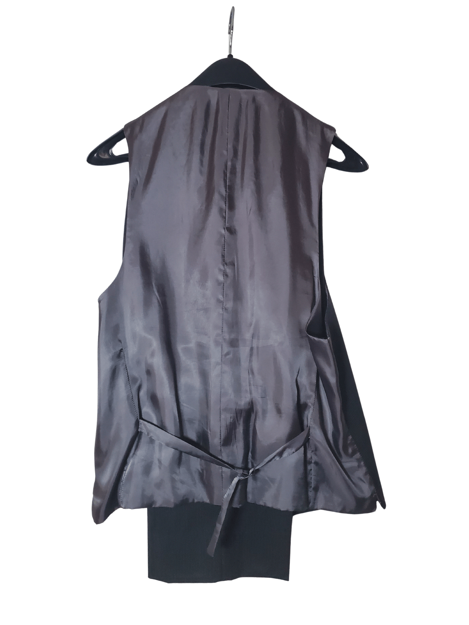 Joseph Abboud Joseph Abboud 3-Piece Suit - Black Pinstripe - (40R, 32x30) Size 40R - 4 Thumbnail