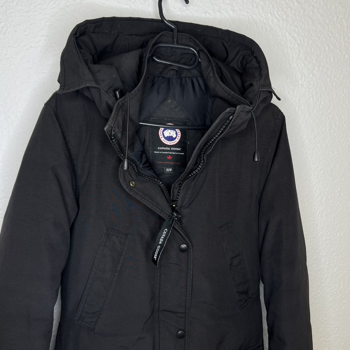 Canada Goose Canada Goose Trillum Parka Down Jacket Black Logo Retro Y2K Size S / US 4 / IT 40 - 4 Thumbnail