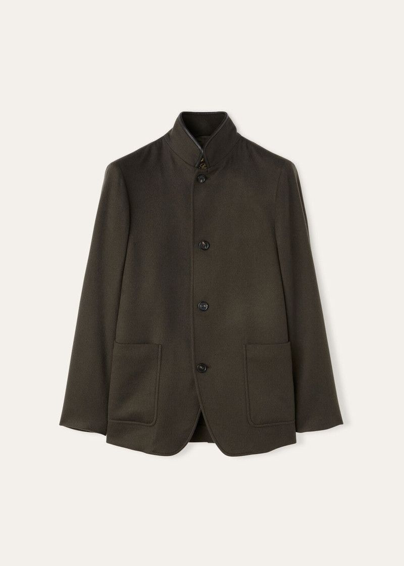 Loro Piana o1w1db10226 FAM7638 Spagna Jacket in Green Size US L / EU 52-54 / 3 - 1 Thumbnail