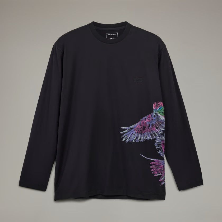 Y-3 Y-3 ADIDAS GRAPHIC LONG SLEEVE TEE Size US XL / EU 56 / 4 - 1 Thumbnail