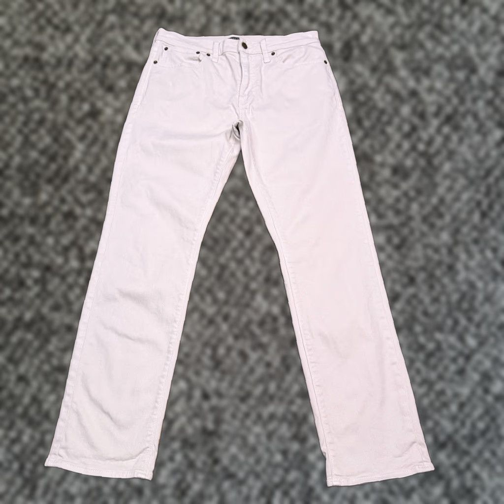 J.Crew J.CREW Jeans Mens 30x30 Gray Straight Regular Mid Rise Five-Pocket Denim Stretch Belt Loops Pocket Design Size US 30 / EU 46 - 1 Thumbnail