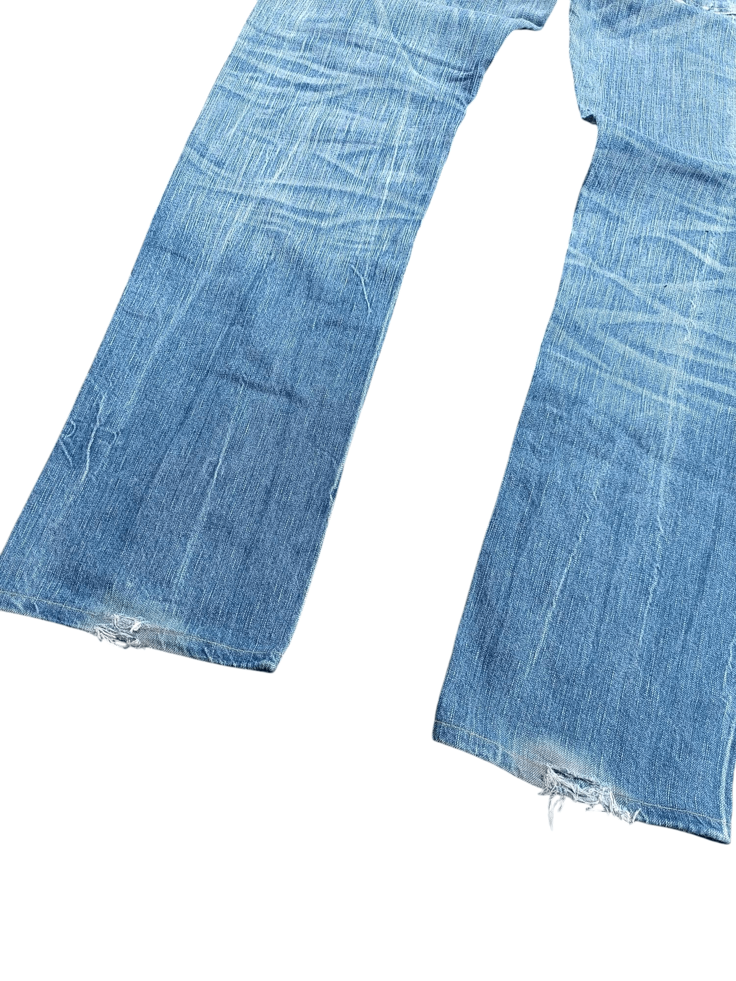 Edwin × Vintage RARE 🔥 Edwin 503 Mission Whisker Faded Denim E240 Size US 32 / EU 48 - 7 Thumbnail