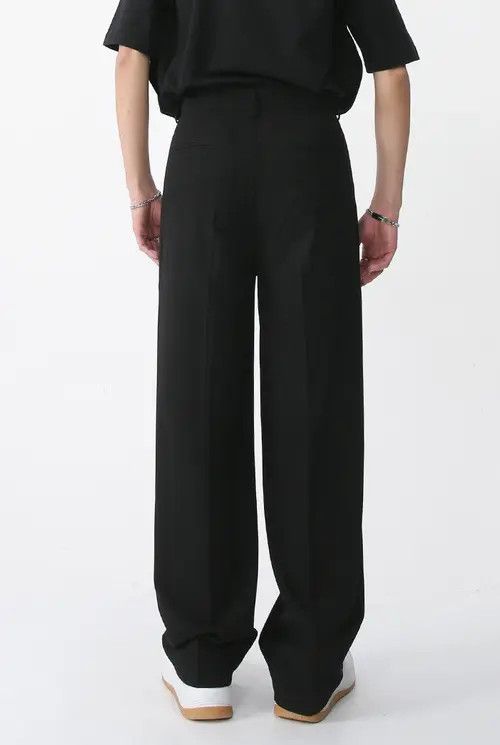 Other Black simple fashion casual long trousers mid waist Size US 32 / EU 48 - 6 Thumbnail