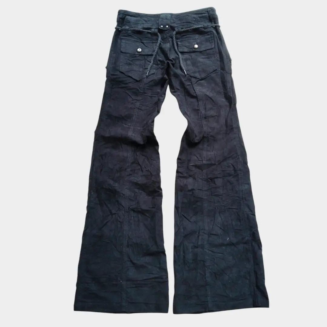 Le Grande Bleu (L.G.B.) Jet label velvet drawstring flare pant Size US 29 - 2 Thumbnail