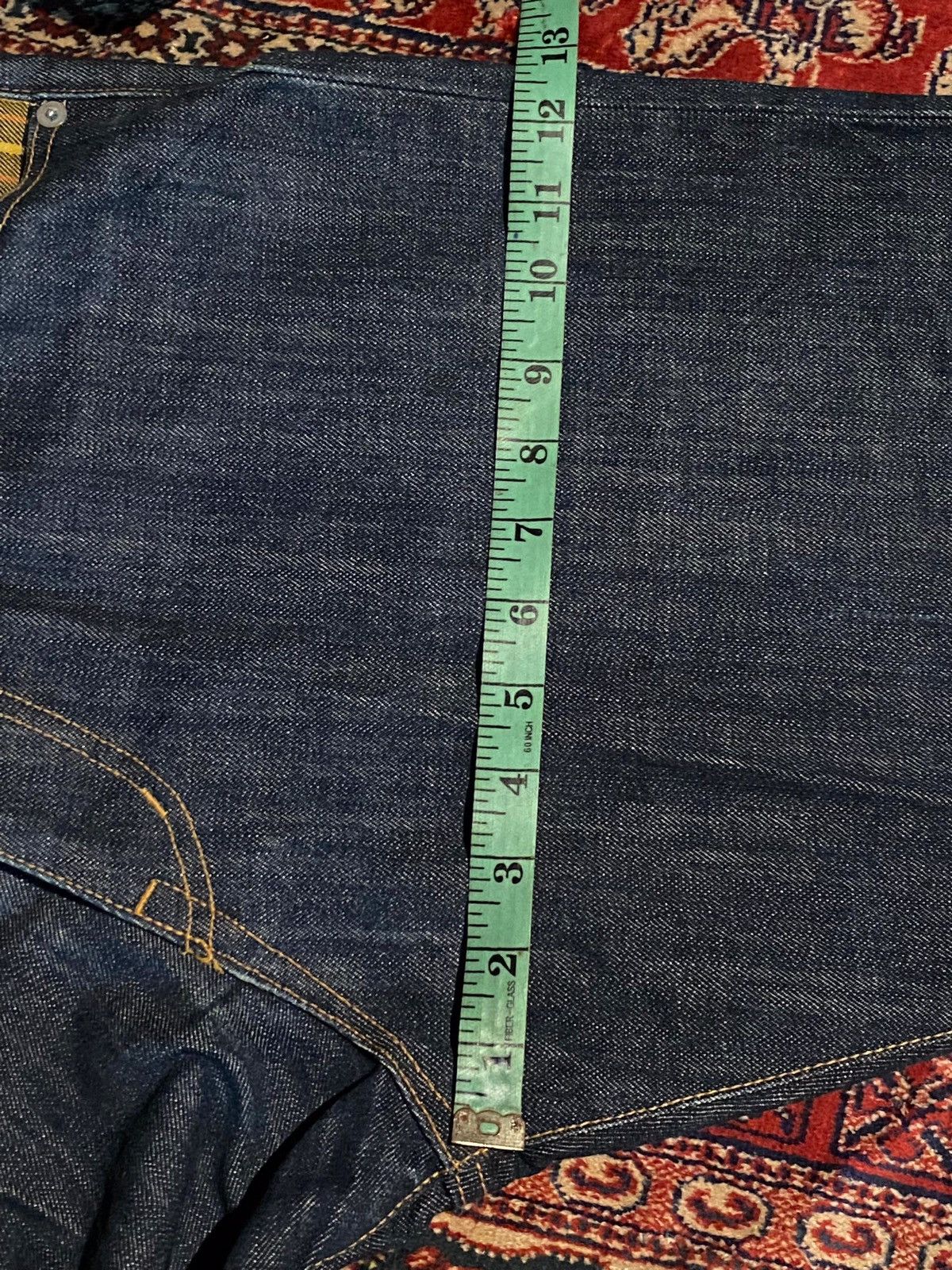 Designer × Japanese Brand Vintage Rocket Saddles & Co Made In Japan Blue Denim Size US 33 - 14 Thumbnail
