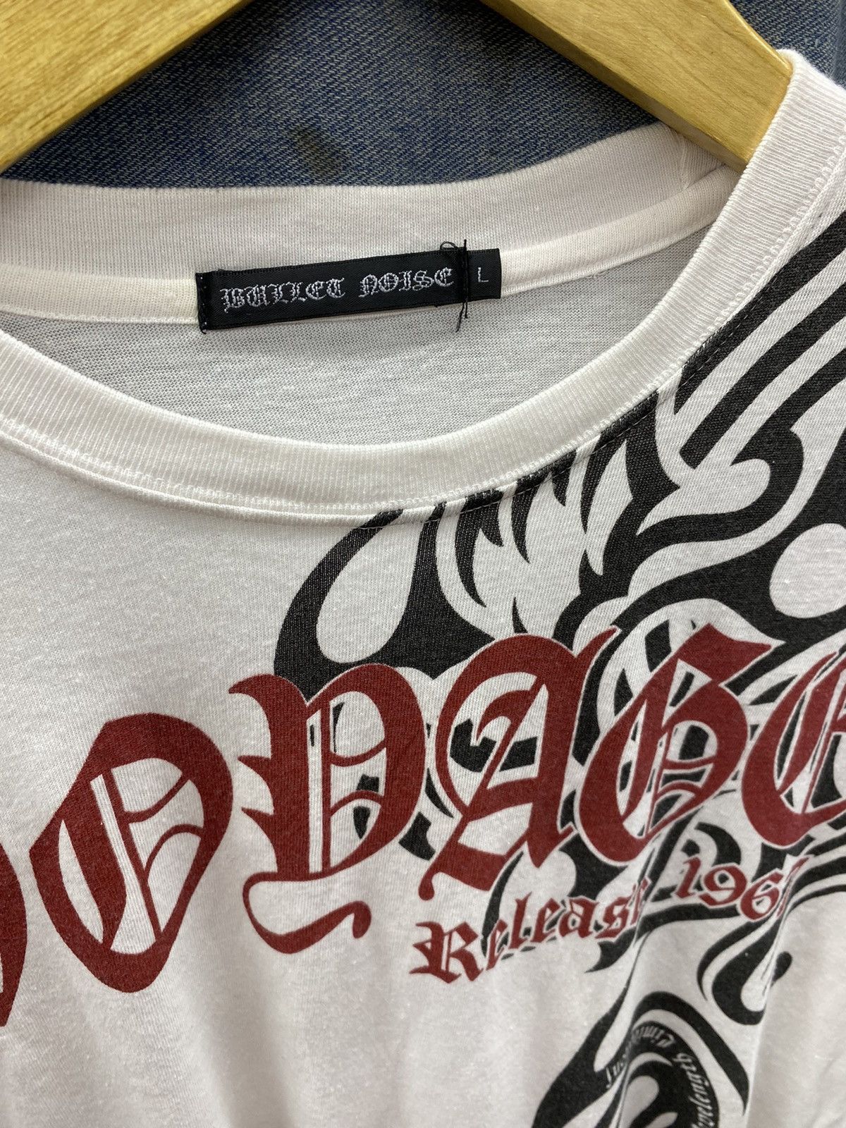 If Six Was Nine × Japanese Brand × Le Grande Bleu (L.G.B.) undefined bullet noise longsleeve poem tribal ifsxstyle Size US M / EU 48-50 / 2 - 3 Thumbnail