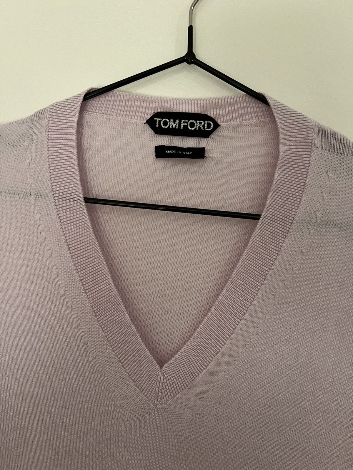 Tom Ford TOM FORD jumper 54 Italy 70% Cashmere 30% Silk Pink Size US XL / EU 56 / 4 - 6 Thumbnail