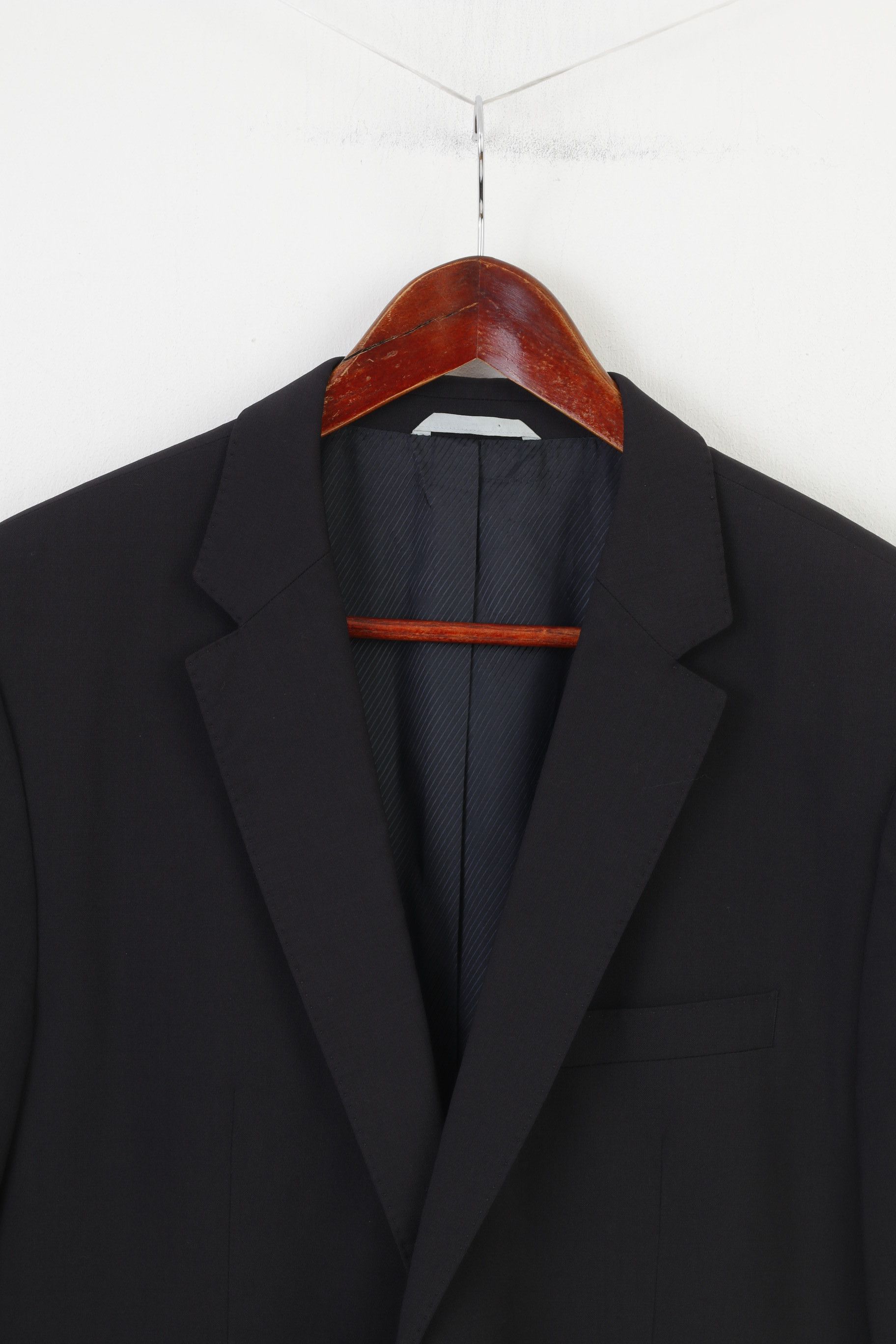 Hugo Boss Hugo Boss Men 40 98 Blazer Navy Wool Vintage 2040 Size 40L - 2 Thumbnail