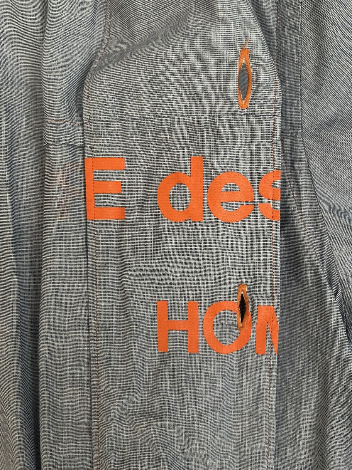 Comme des Garcons Homme Comme Des Garçon 2001 Split Logo Shirt Size US L / EU 52-54 / 3 - 6 Thumbnail