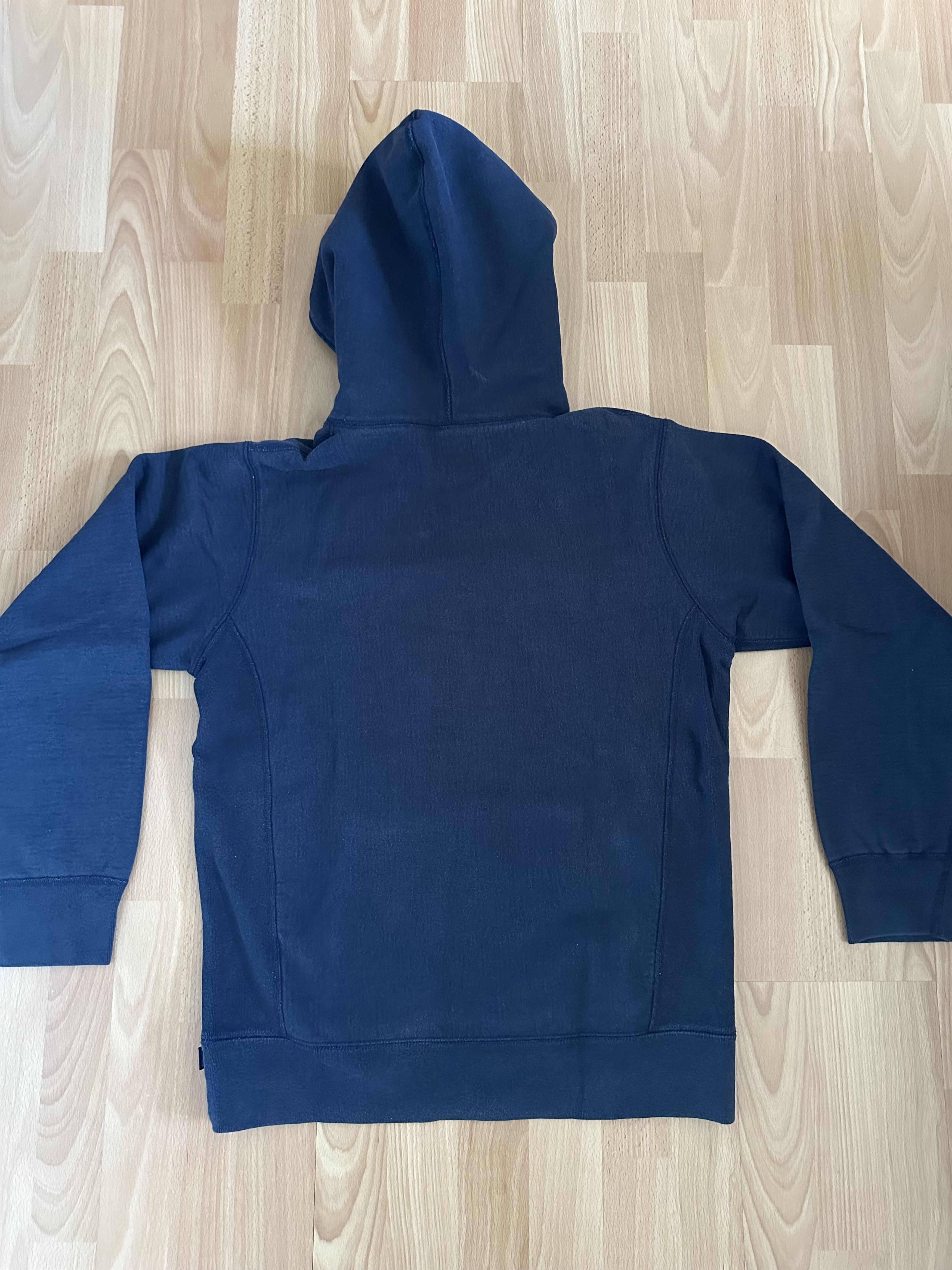 Supreme Supreme x The War Report Hooded Sweatshirt (Navy) Size US M / EU 48-50 / 2 - 5 Thumbnail