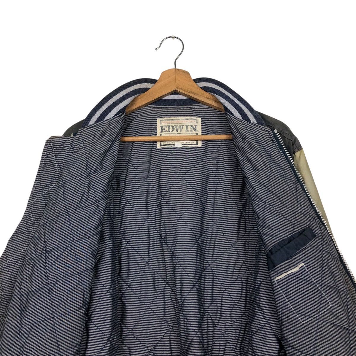 Edwin 📌Vintage Bomber Jacket Jumper Edwin Big Logo Issey Miyake Size US M / EU 48-50 / 2 - 15 Thumbnail