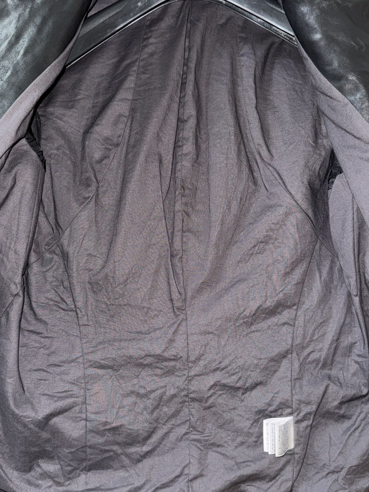 D.Hygen D.HYGEN Horse Leather High Neck Jacket (Black) Size US S / EU 44-46 / 1 - 9 Thumbnail