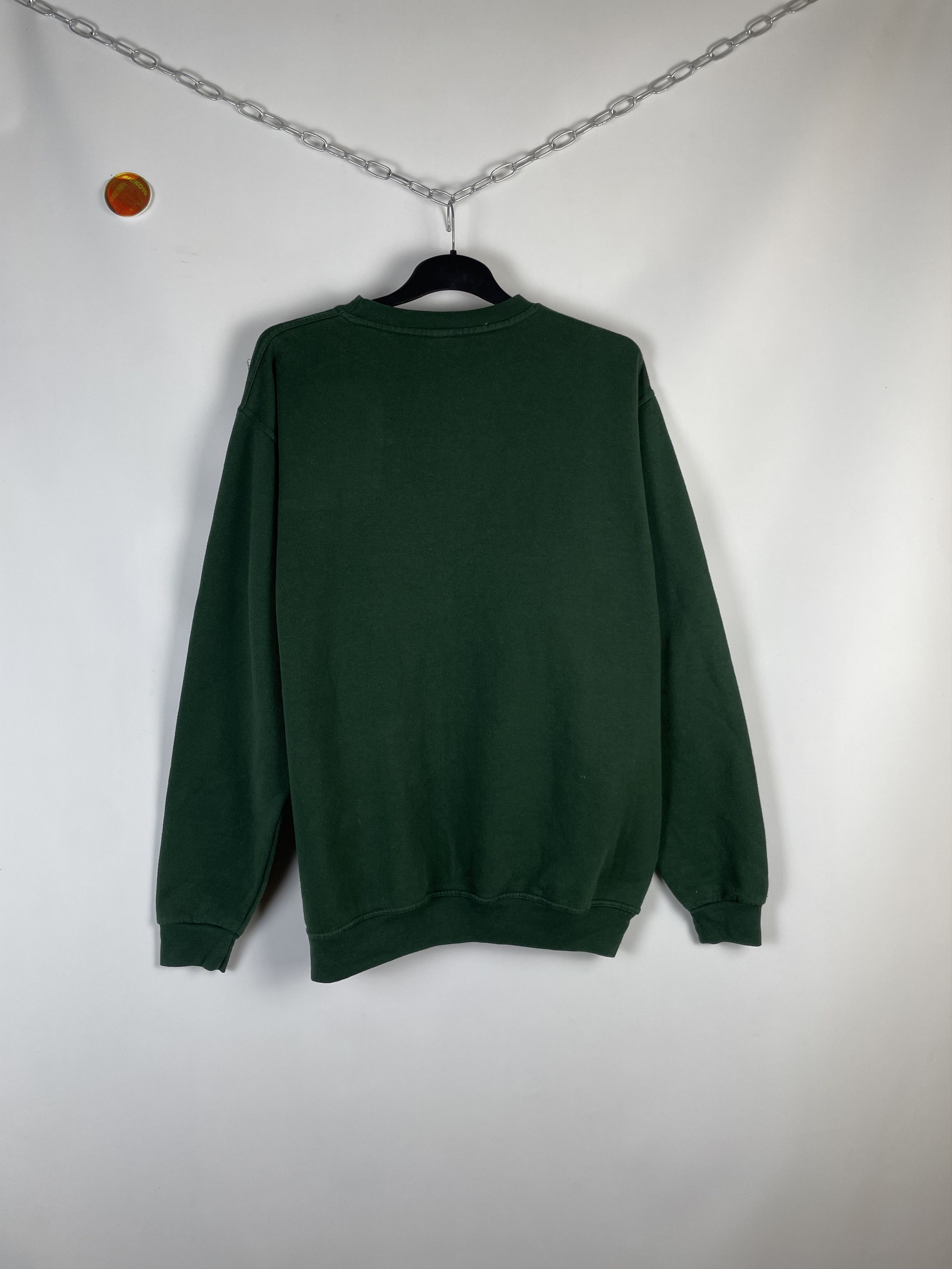 Vintage Vintage Jaguar Land Rover Racing Work Green Sweatshirt Size US XL / EU 56 / 4 - 8 Thumbnail