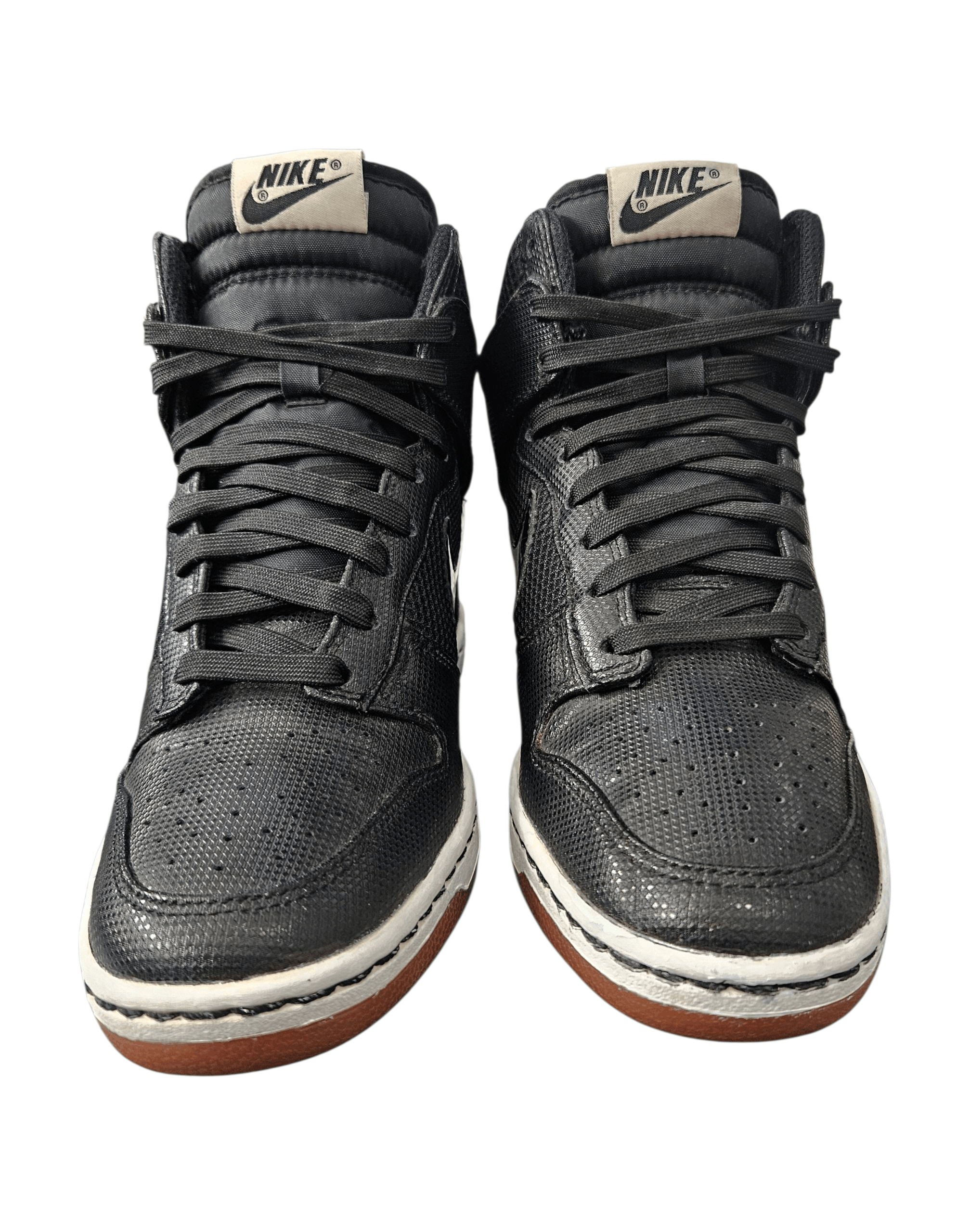 Nike 2012 NIKE DUNK SKY HI ESSENTIAL Wedge "Black Sail" Size US 6.5 / IT 36.5 - 8 Thumbnail