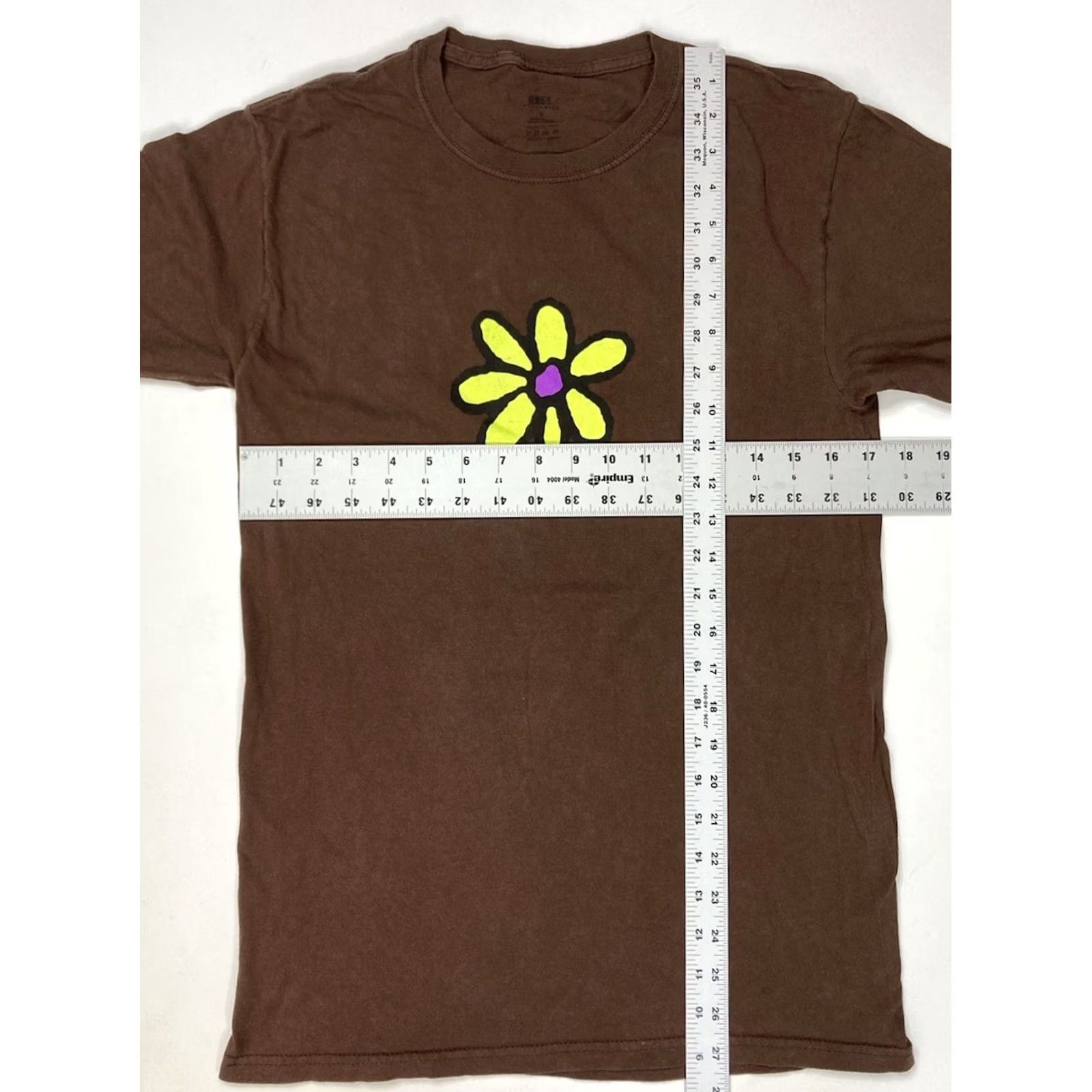 Obey VINTAGE Obey Flower Graphic T-shirt Men Small Brown Short Sleeve Size US S / EU 44-46 / 1 - 5 Thumbnail