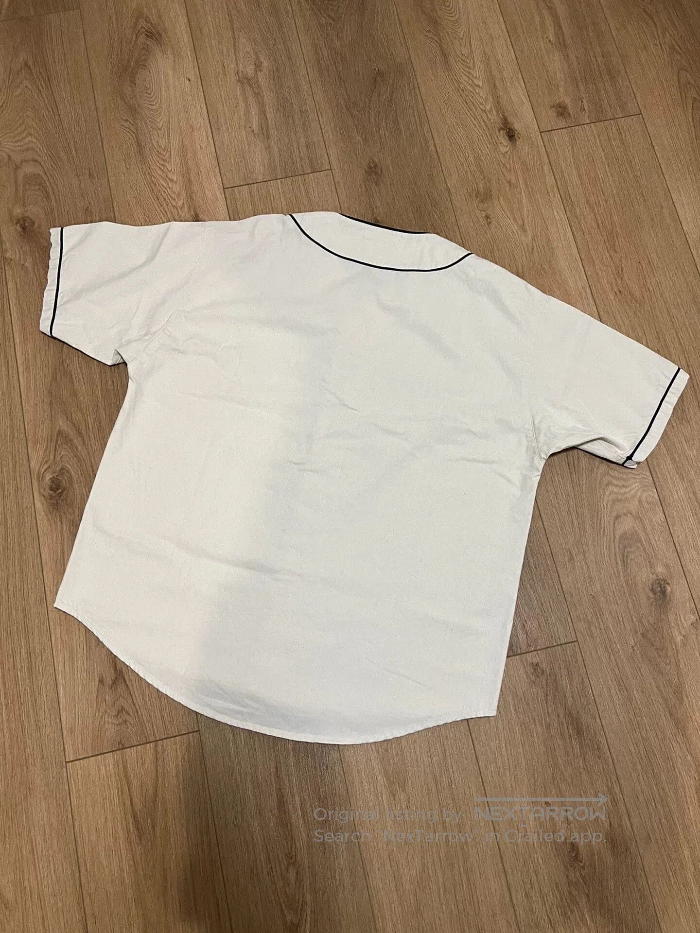 Descendant descendant baseball shirt in beige color. Size US M / EU 48-50 / 2 - 2 Thumbnail