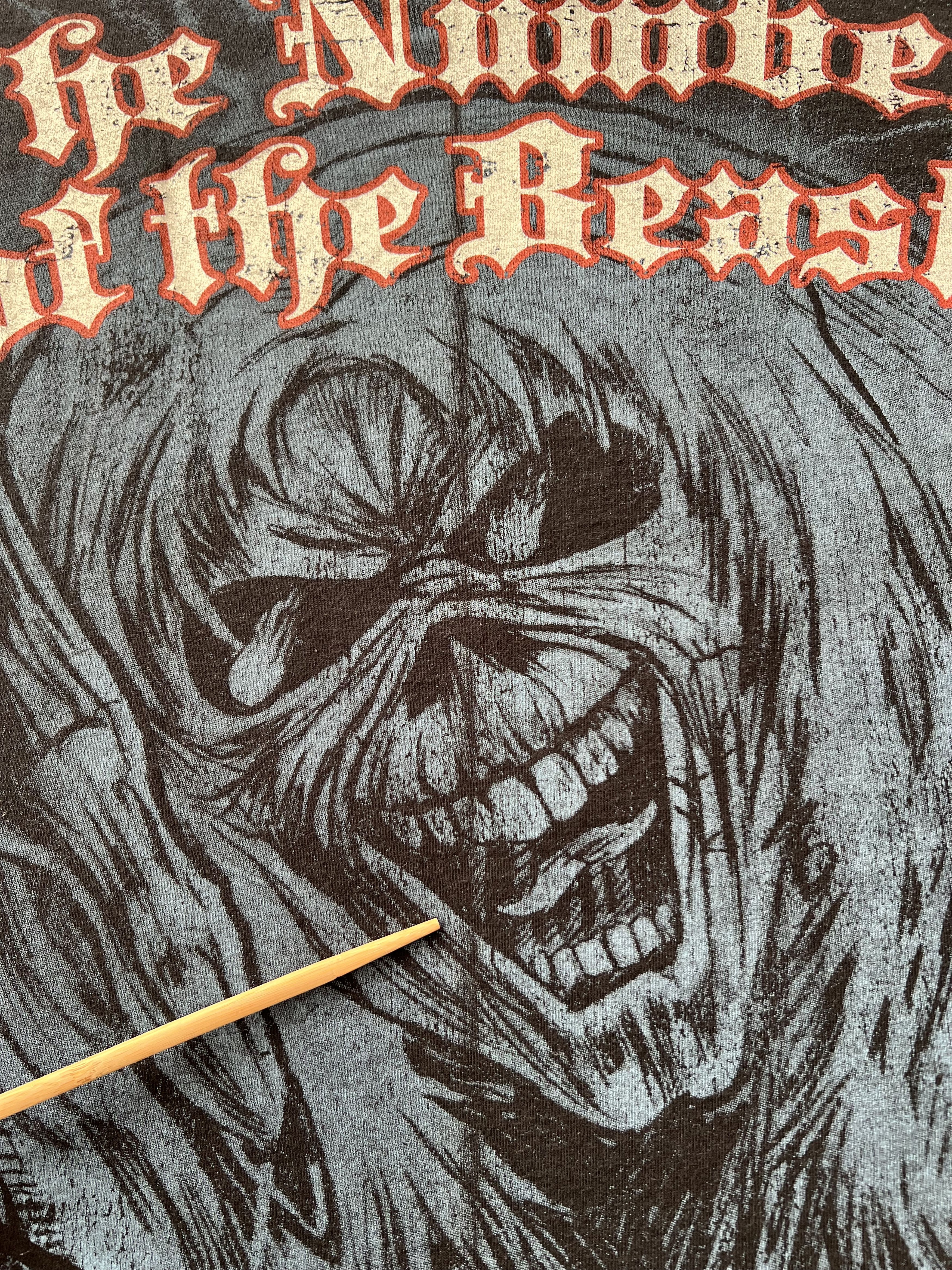 Band Tees Vintage 2010 Iron Maiden The Number of the Beast AOP T-shirt Size US M / EU 48-50 / 2 - 16 Thumbnail