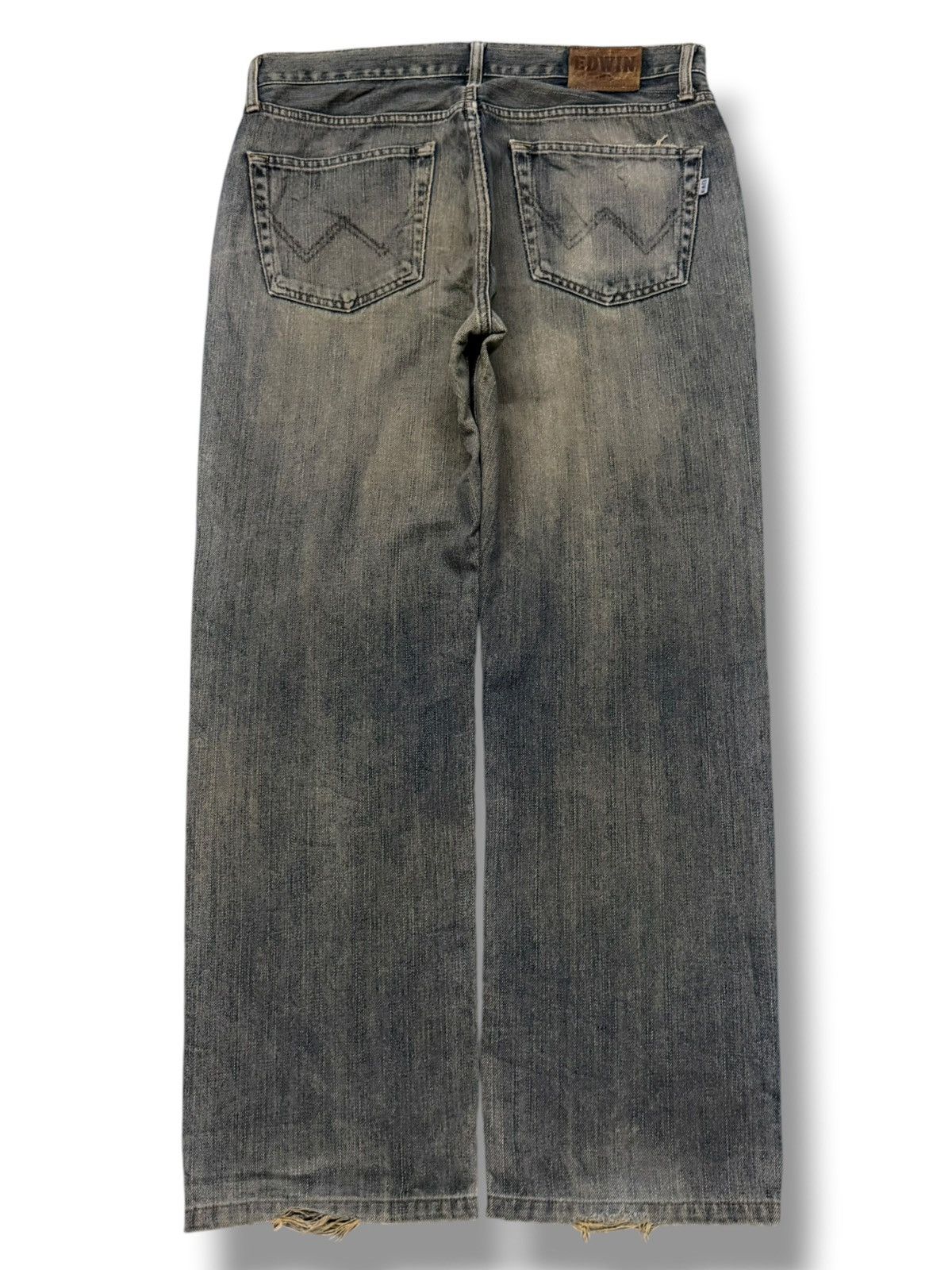 Edwin Vintage EDWIN 403 Japan Denim Jeans | Relaxed Straight | W34 Size US 34 / EU 50 - 3 Thumbnail