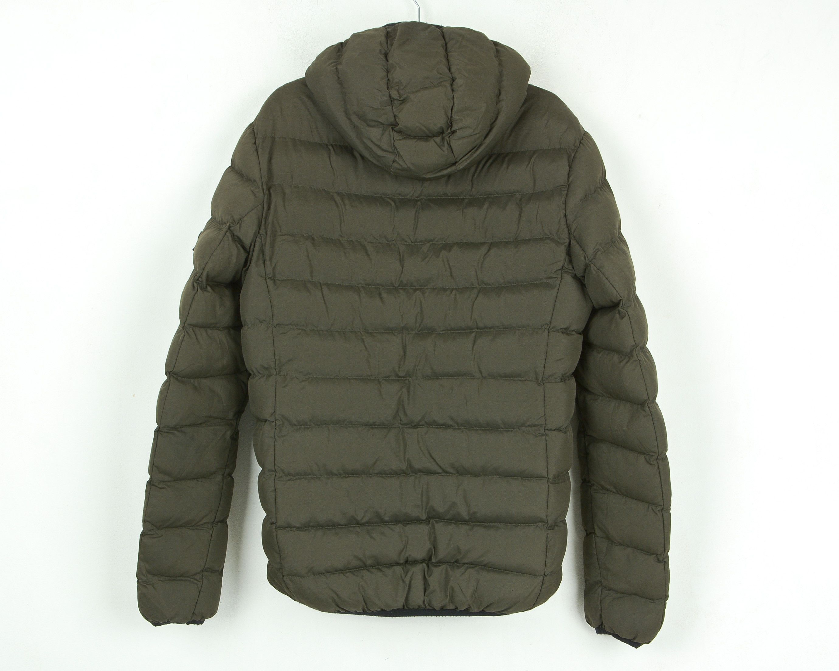 French Connection Puffer Padded Jacket Coat M Full Zip Parka Khaki Green Top Size US M / EU 48-50 / 2 - 4 Thumbnail