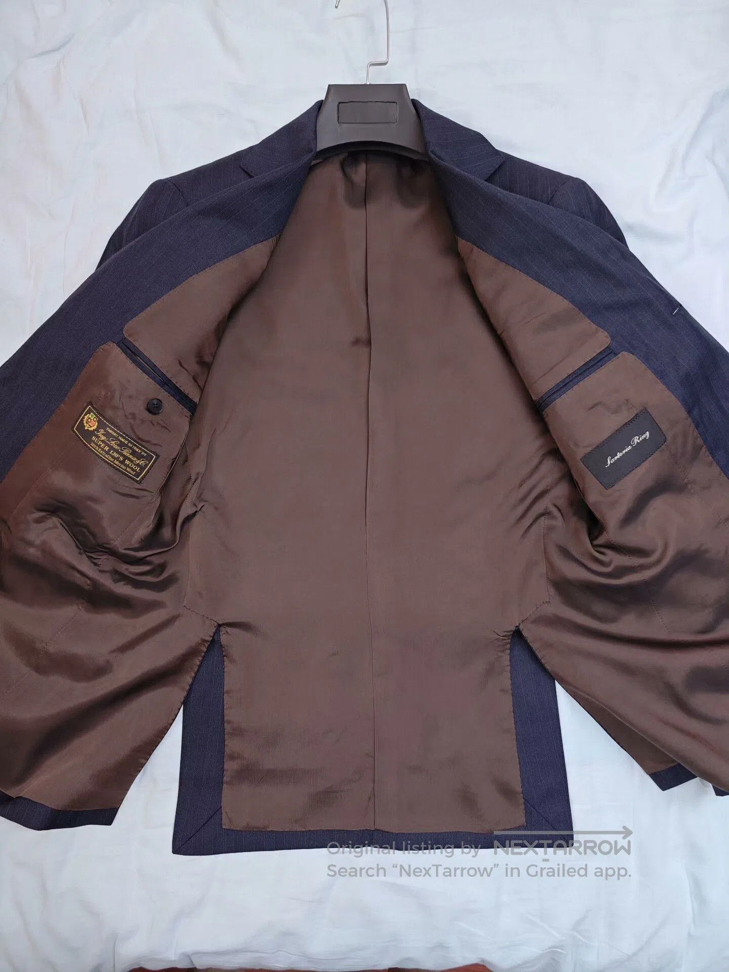Ring Jacket Italian Loro Piana Wool Suit Jacket. Size US S / EU 44-46 / 1 - 6 Thumbnail