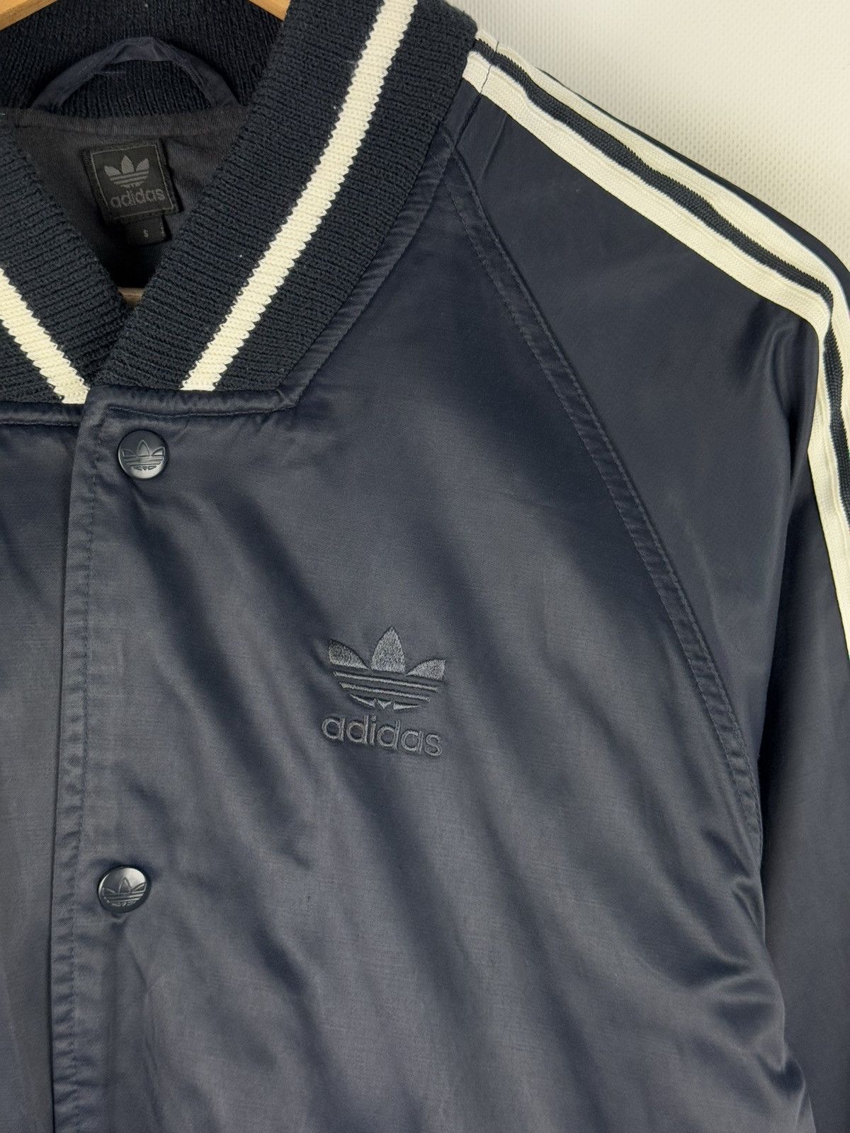 Adidas Adidas Originals Vintage Men’s Cotton / Nylon Bomber Jacket Size US S / EU 44-46 / 1 - 9 Thumbnail