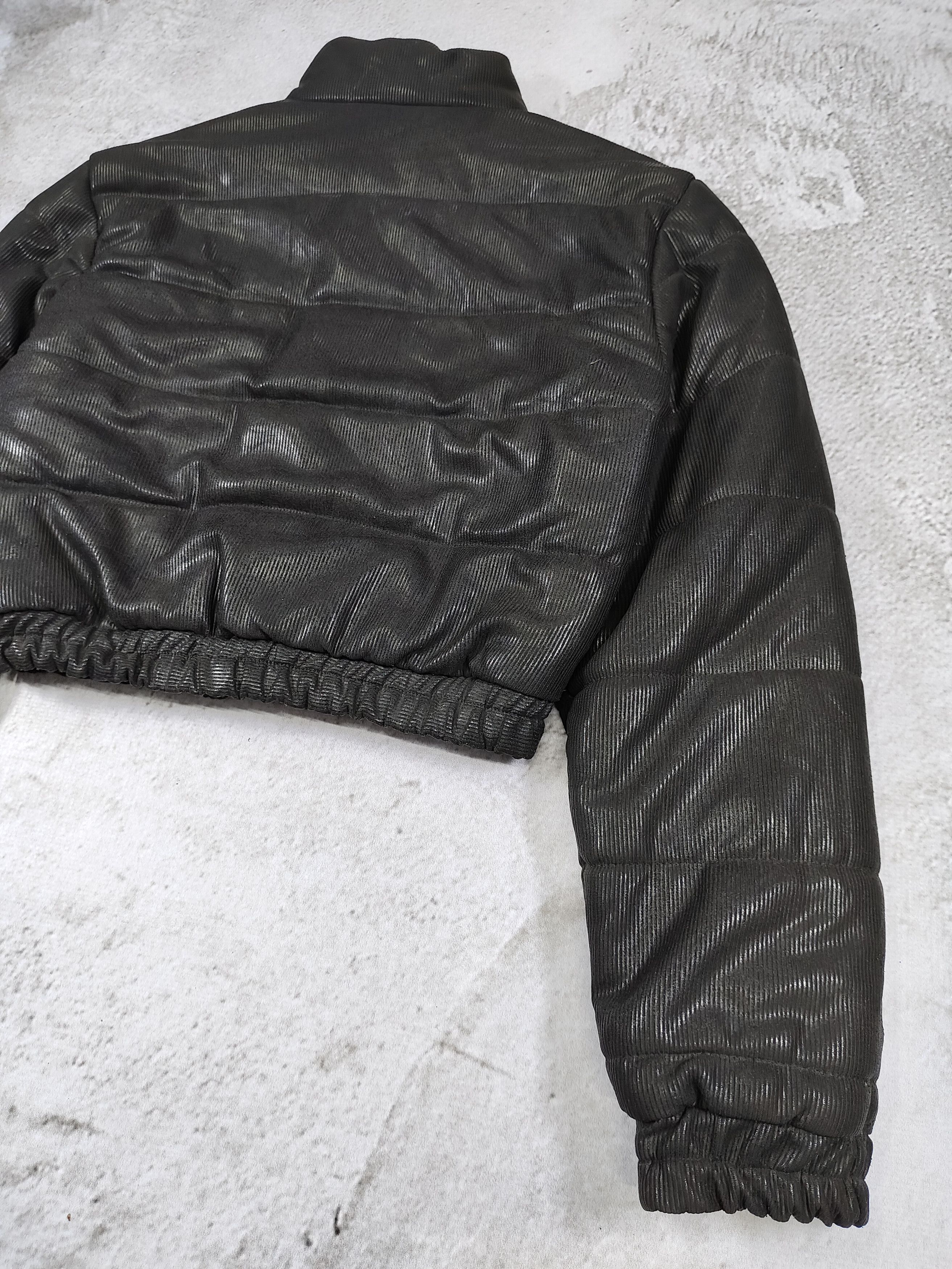 Versace Jeans Couture 90s Versace JC- Archive Ribbed Puffer Style Cropped Jacket Size US M / EU 48-50 / 2 - 8 Thumbnail