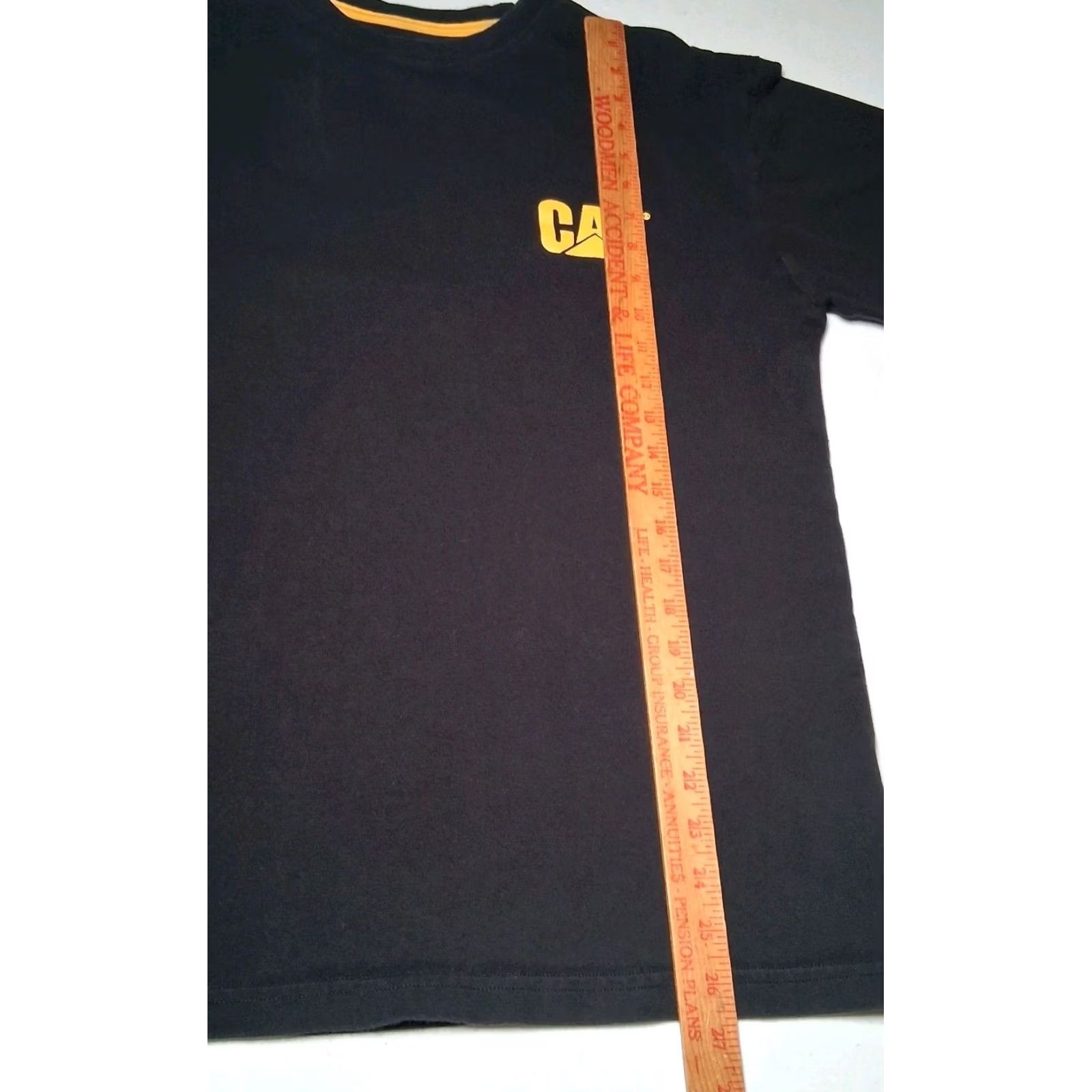 Vintage Caterpillar CAT Workwear Shirt Long Sleeve T Logo Work Heavy Equipment Black Adult Medium Mens Size US M / EU 48-50 / 2 - 5 Thumbnail