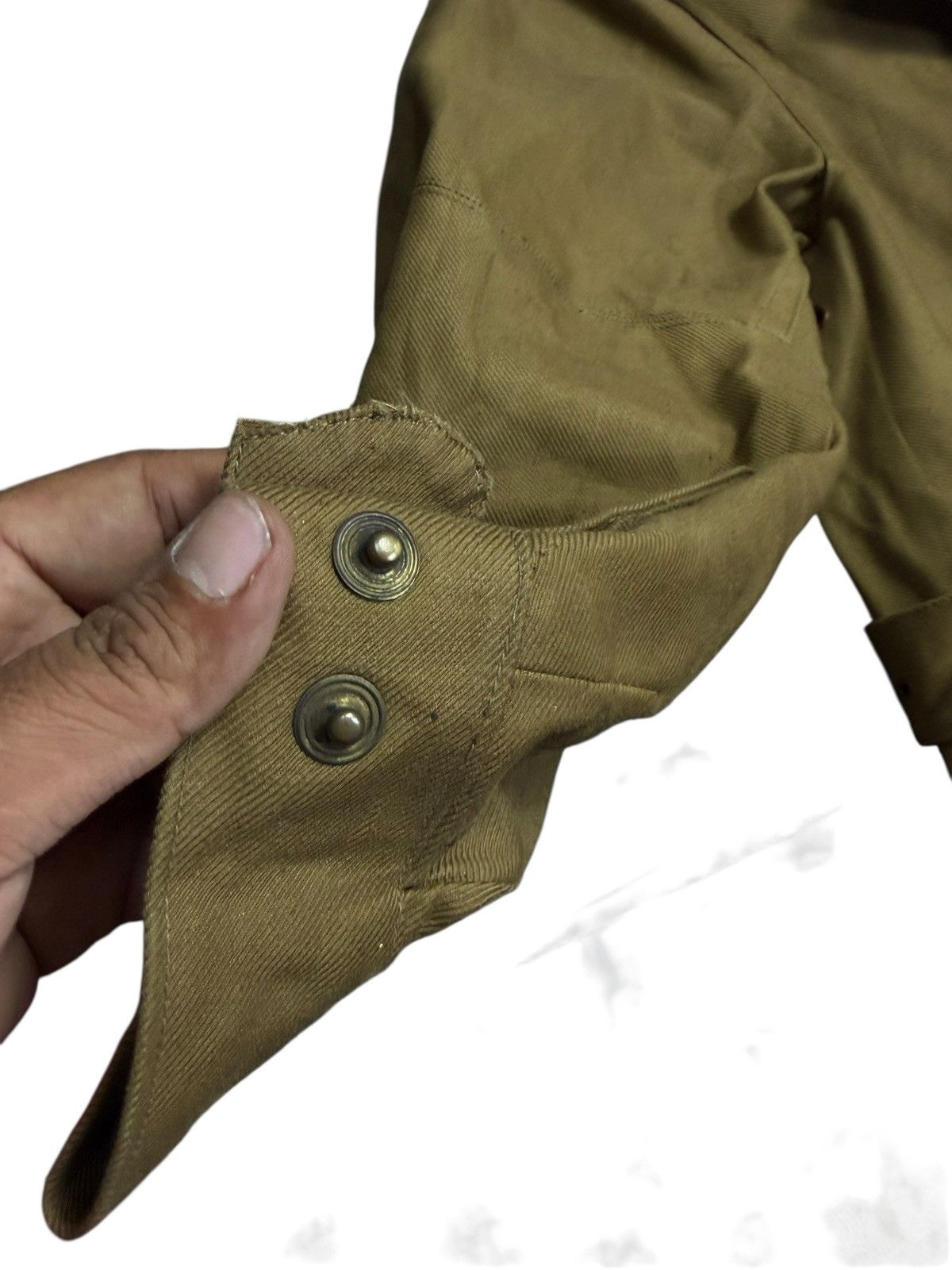 Vintage 40s WW2 Vintage British Army Dispatch Rider Coat Motorcycle Size US XL / EU 56 / 4 - 7 Thumbnail
