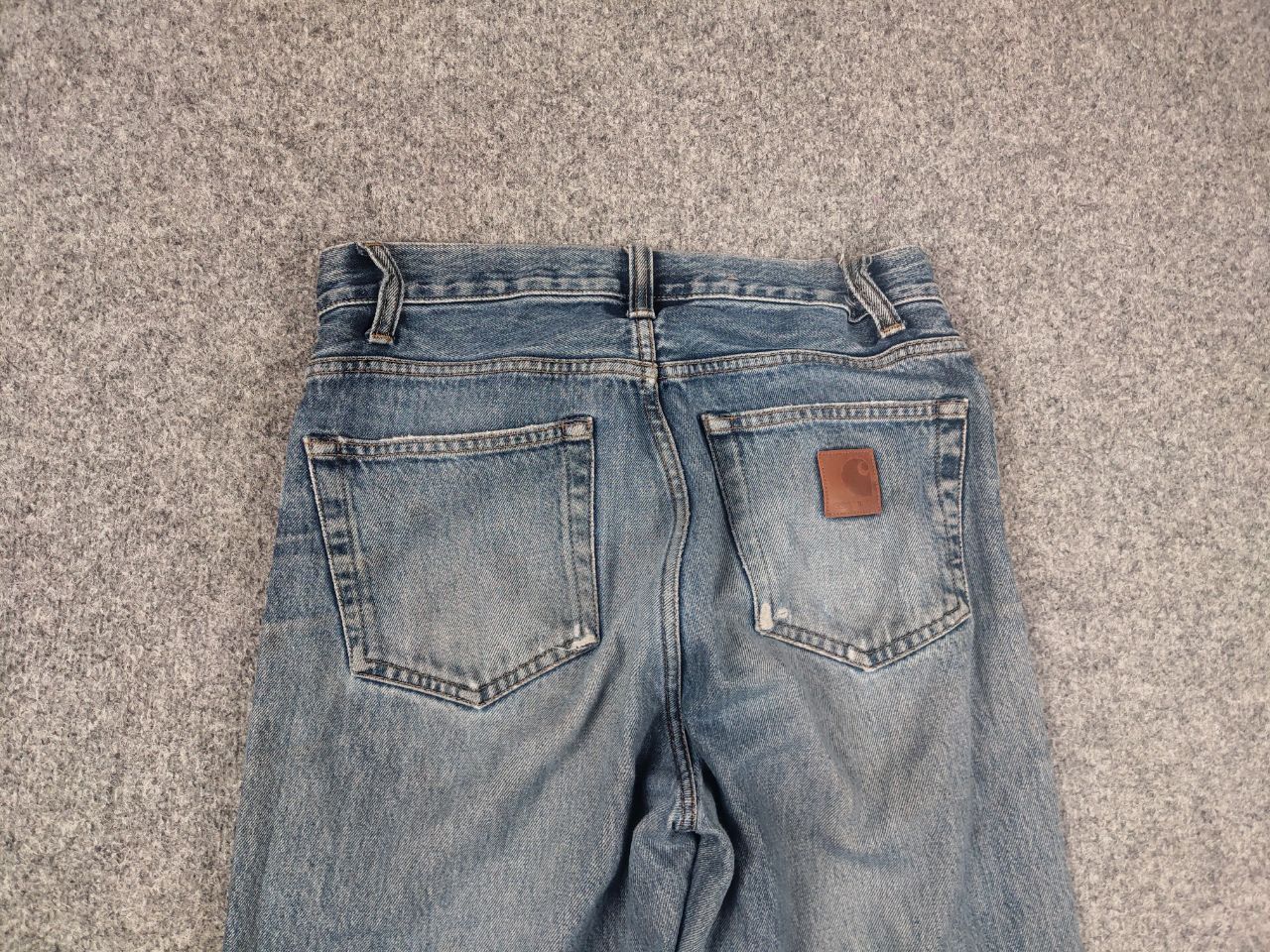 Carhartt Vintage 90's Carhartt USA Style Blue Faded Denim Jeans Size US 32 / EU 48 - 12 Thumbnail