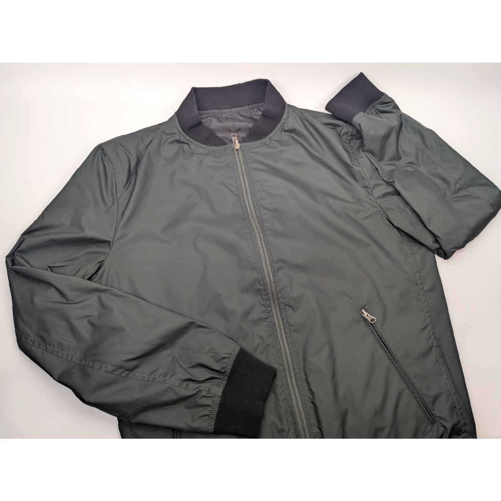 Vintage SARAR Bomber Jacket Camo Men’s Size 40R 40 Regular Zip Pockets Lightweight Fall Spring Winter Turkey Size US XXS / EU 40 - 2 Thumbnail
