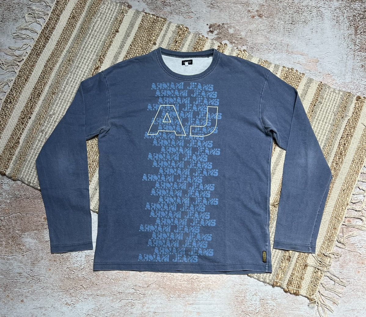 Armani Armani vintage washed long sleeve Size US L / EU 52-54 / 3 - 1 Thumbnail