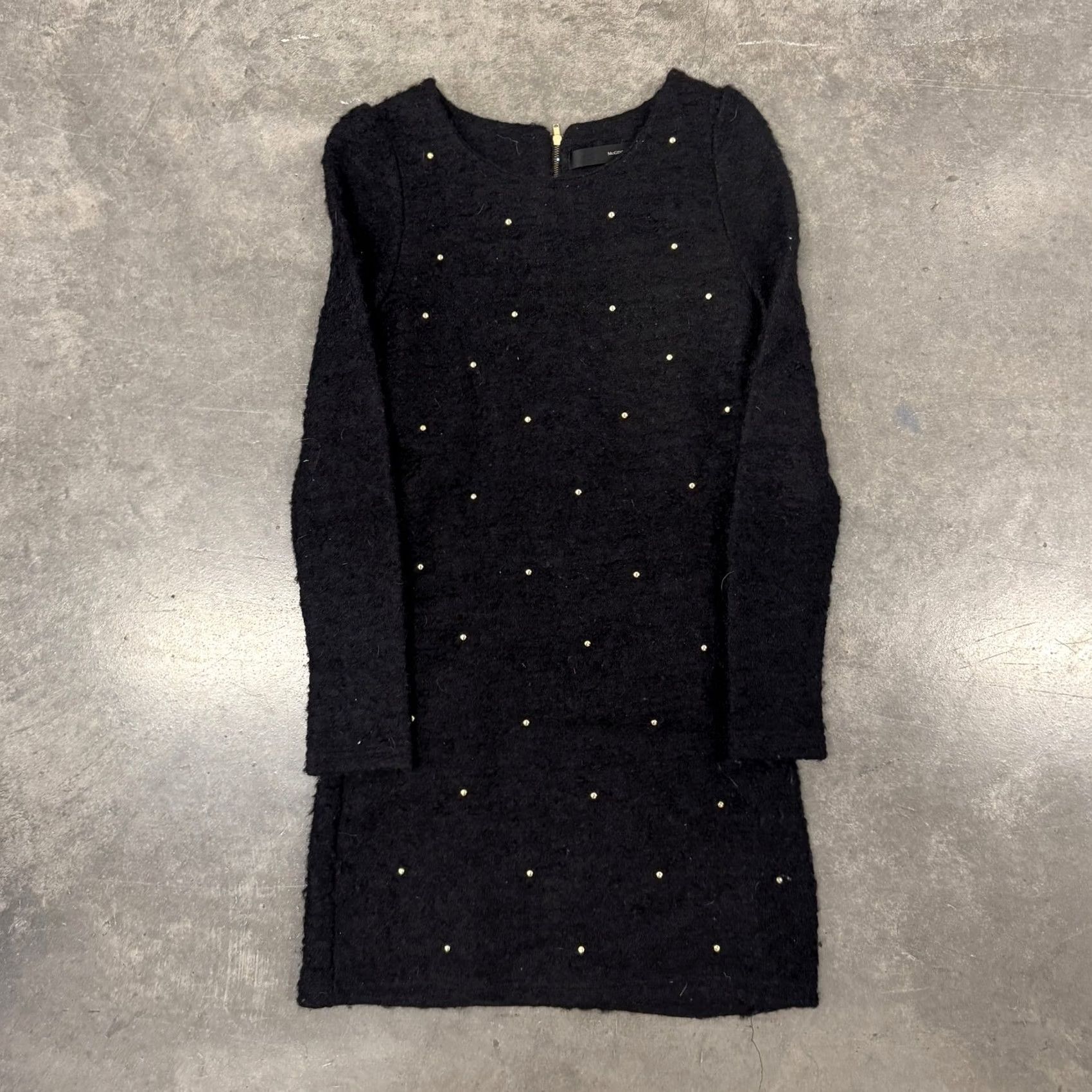 Vintage VINTAGE Y2K LONGSLEEVE BLACK BEAD EMBELLISHED MCCGINN KNIGHTSBRIDGE MINI DRESS XS Womens Short Dress XS Black Y2K Knightsbridge Mini Dress Size XS / US 0-2 / IT 36-38 - 2 Thumbnail