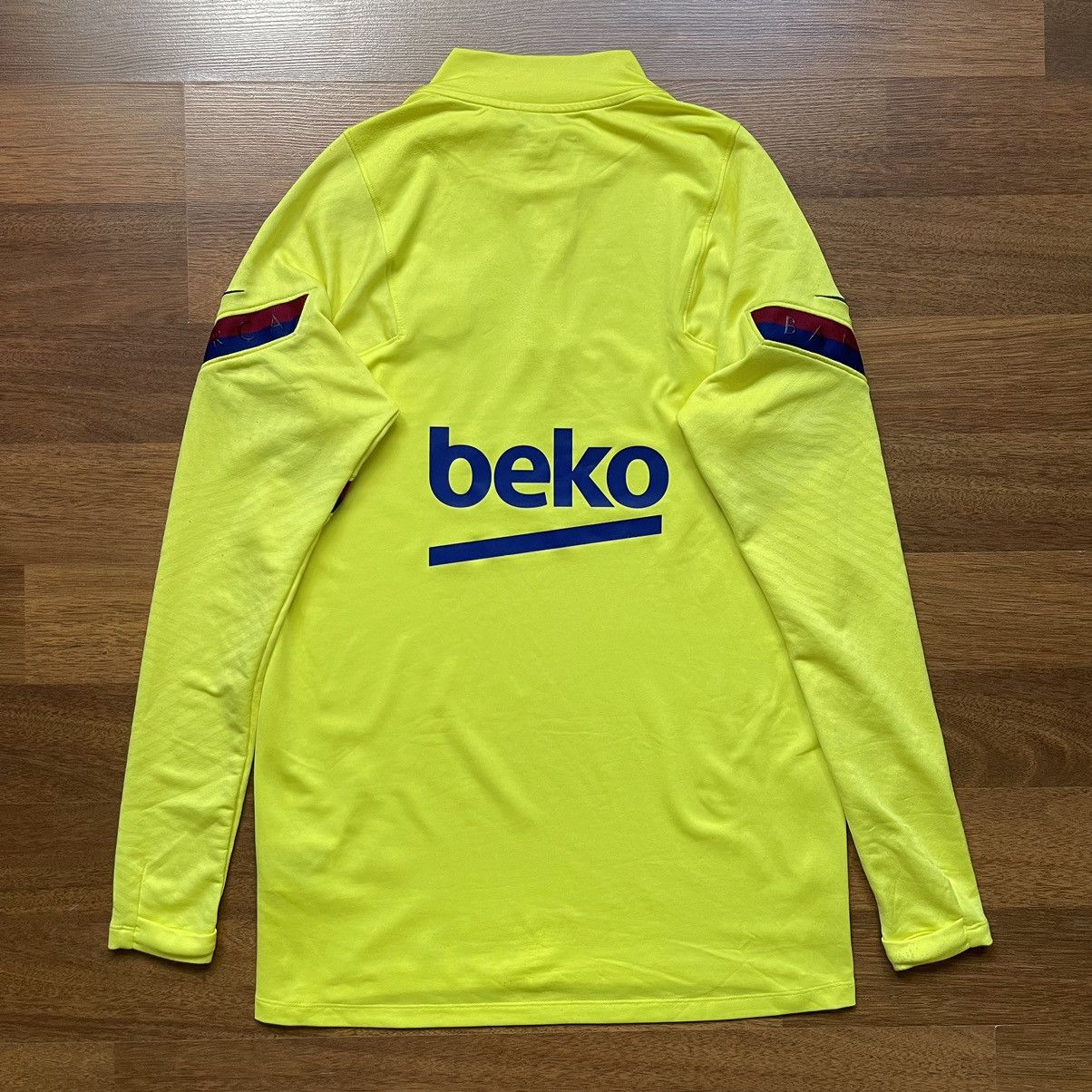 Nike × Vintage BARCELONA NIKE 2021/2022 FOOTBALL SOCCER TRAINING TRACK TOP Size US M / EU 48-50 / 2 - 11 Thumbnail