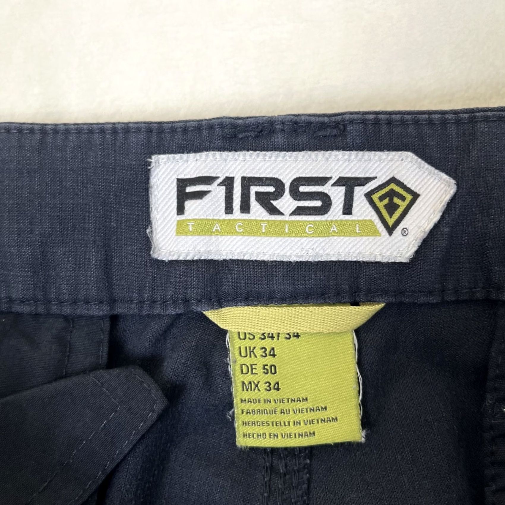 Vintage First Tactical Pants Mens 34x34 Cargo Ripstop Blue Outdoor Hiking Military Utility Straight Pockets Size US 34 / EU 50 - 5 Thumbnail