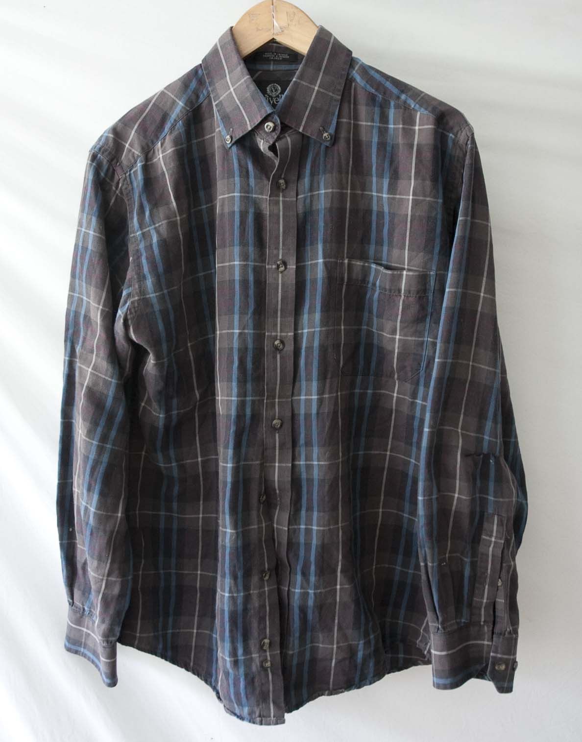 Viyella Viyella Shirt Flannel Size M Multicolor Plaid Distressed Size US M / EU 48-50 / 2 - 1 Thumbnail