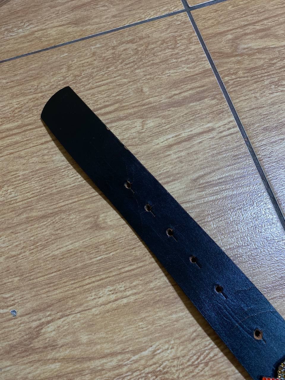 JOHN GALLIANO Gazette G Logo Buckle Belt