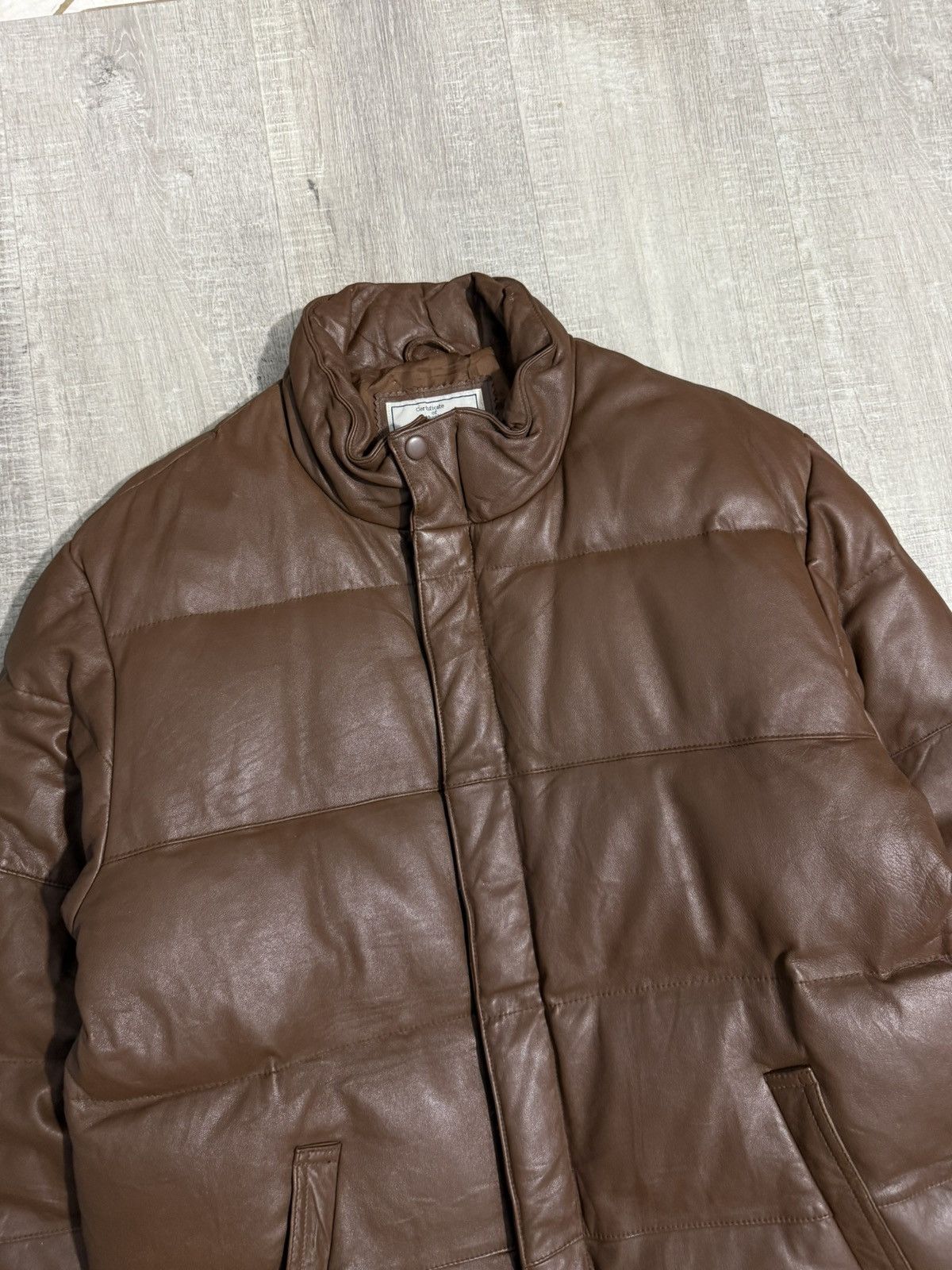 Avirex Avirex usa leather puffer goose down jacket Size US M / EU 48-50 / 2 - 2 Thumbnail
