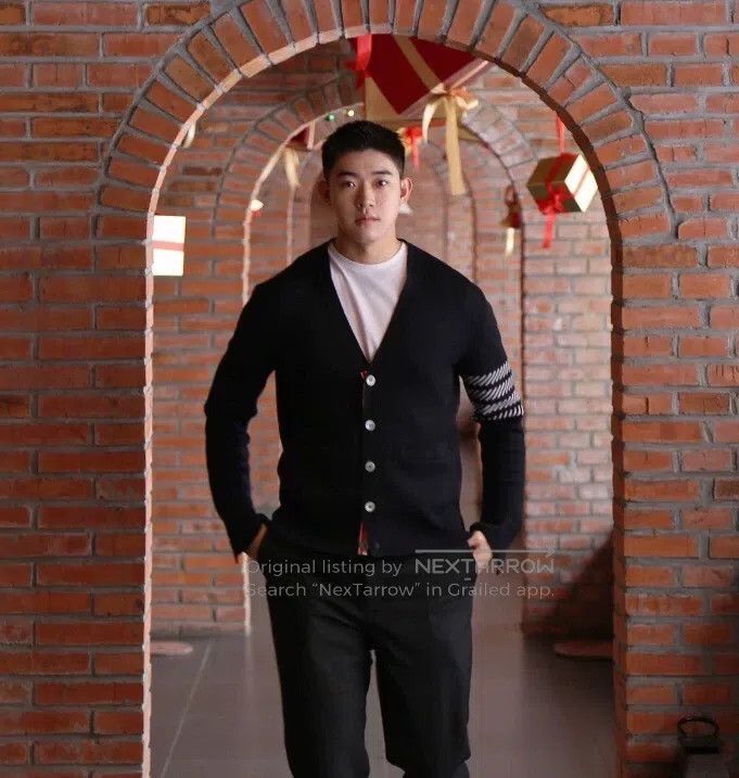 Thom Browne Thom Browne Black cardigan Size US XXL / EU 58 / 5 - 9 Thumbnail