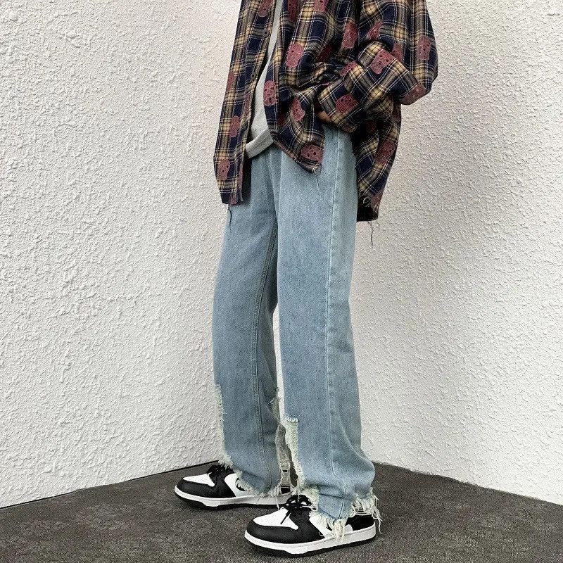 Japanese Brand Hip hop straight leg loose jeans Size US 32 / EU 48 - 4 Thumbnail