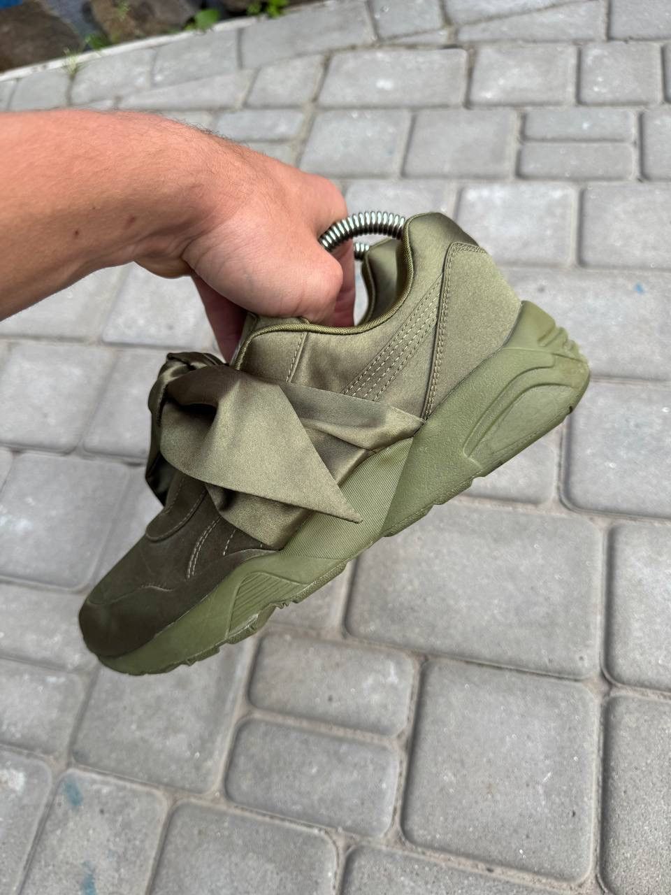 Fenty Puma x Rihanna Fenty Bow Sneakers Olive Branch Green Size5.5 Size US 8.5 / IT 38.5 - 8 Thumbnail