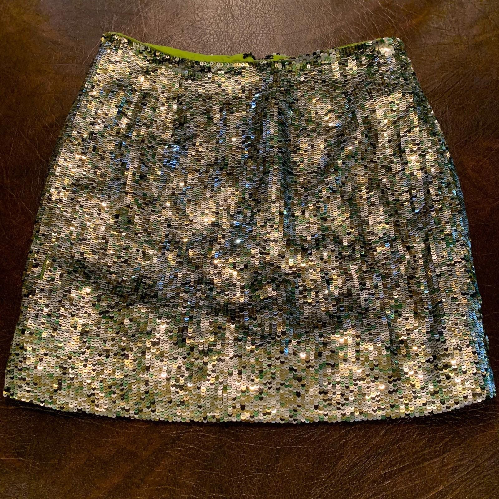 Designer Vintage 80s Neil Bieff Squence Mini Skirt 25" Waist (378) Size 28" / US 6 / IT 42 - 1 Thumbnail