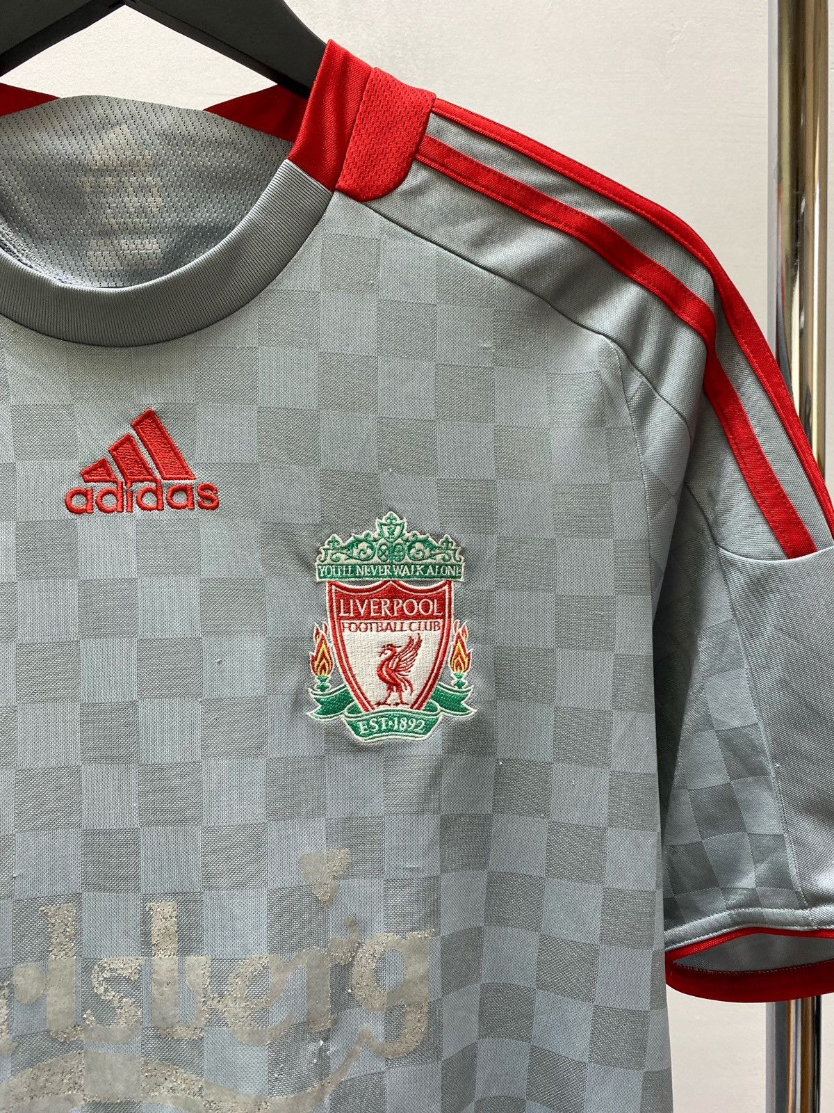 Adidas Liverpool 2008 2009 # Gerrard Away Soccer Jersey Football Size US XL / EU 56 / 4 - 11 Thumbnail