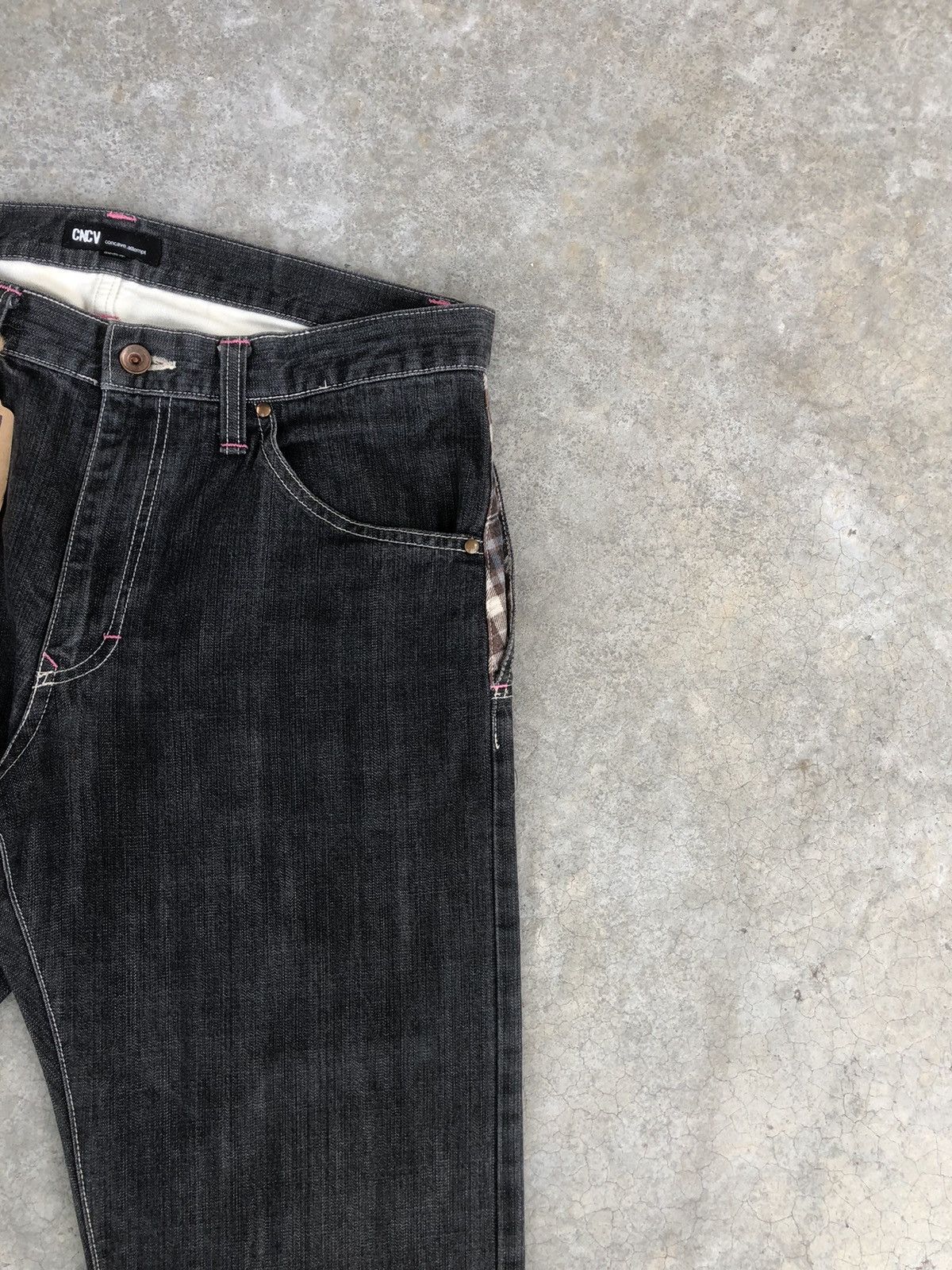 Japanese Brand Japanese Concave Attempt Distressed Jeans Size US 33 - 7 Thumbnail