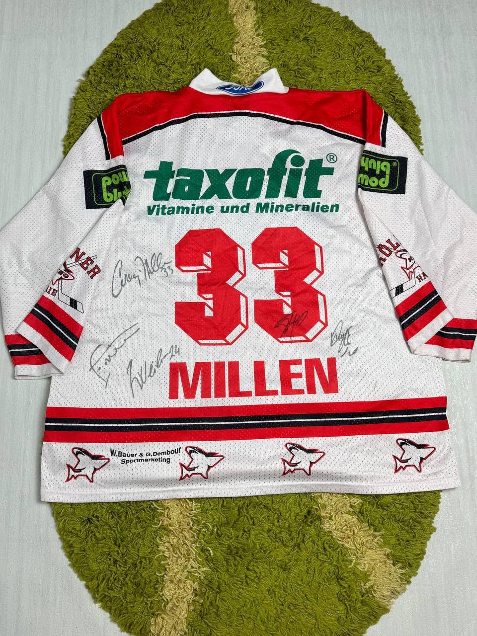NHL Kolner Haie KEC 1998 1999 MILLEN #33 Hockey Jersey Size US XXL / EU 58 / 5 - 2 Thumbnail