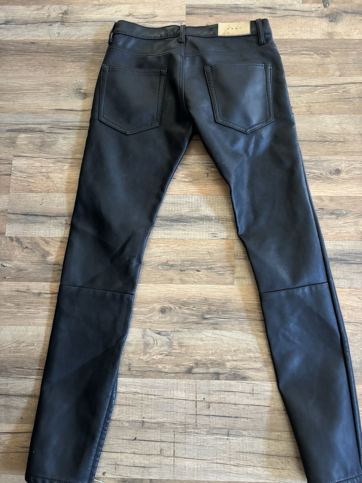MNML Mnml Leather Pants Size US 28 / EU 44 - 2 Thumbnail