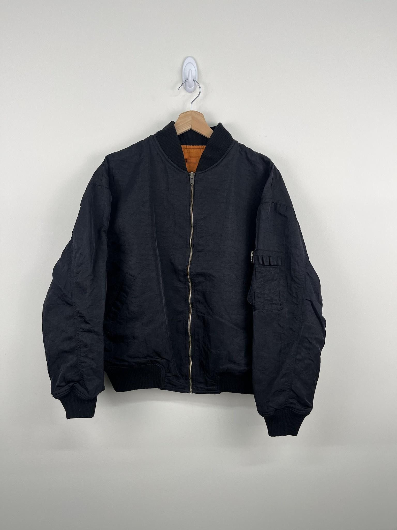 Vintage Kansai Yamamoto man レザーボンバージャケット - メルカリ