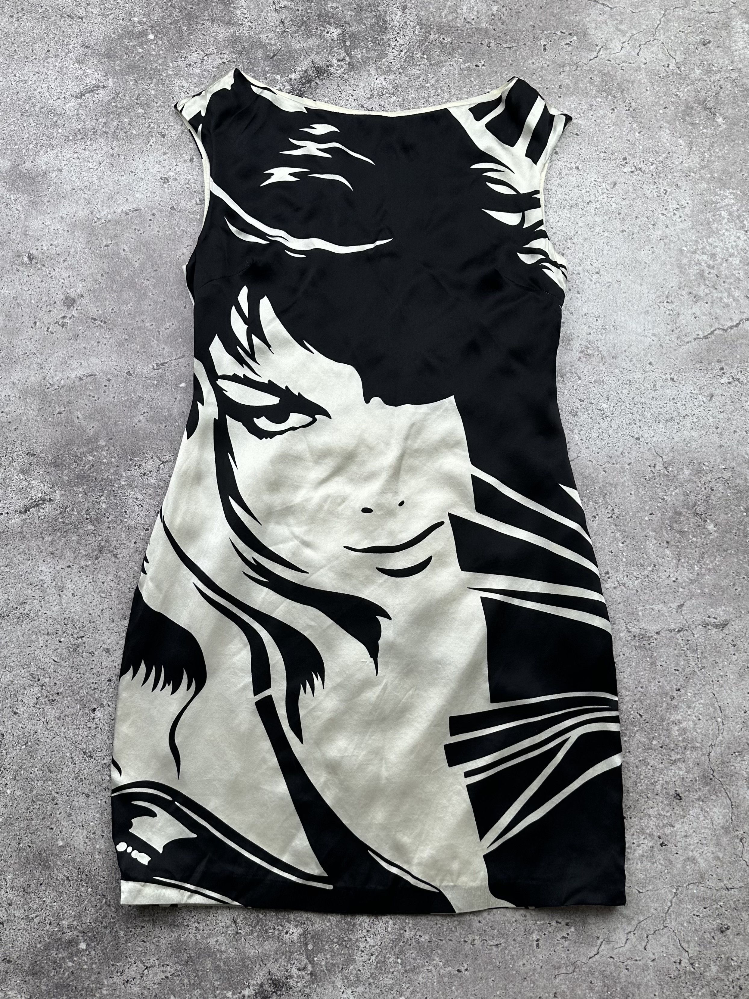 Japanese Brand Vintage Printed Dress C166(V104)(E8) Size M / US 6-8 / IT 42-44 - 1 Thumbnail