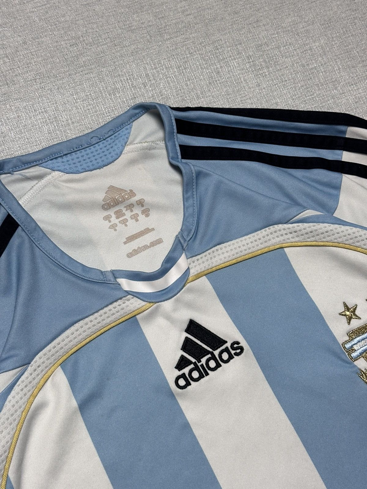 Adidas × Vintage Argentina 2008 jersey soccer Messi retro fifa wolf cup Size US S / EU 44-46 / 1 - 4 Thumbnail