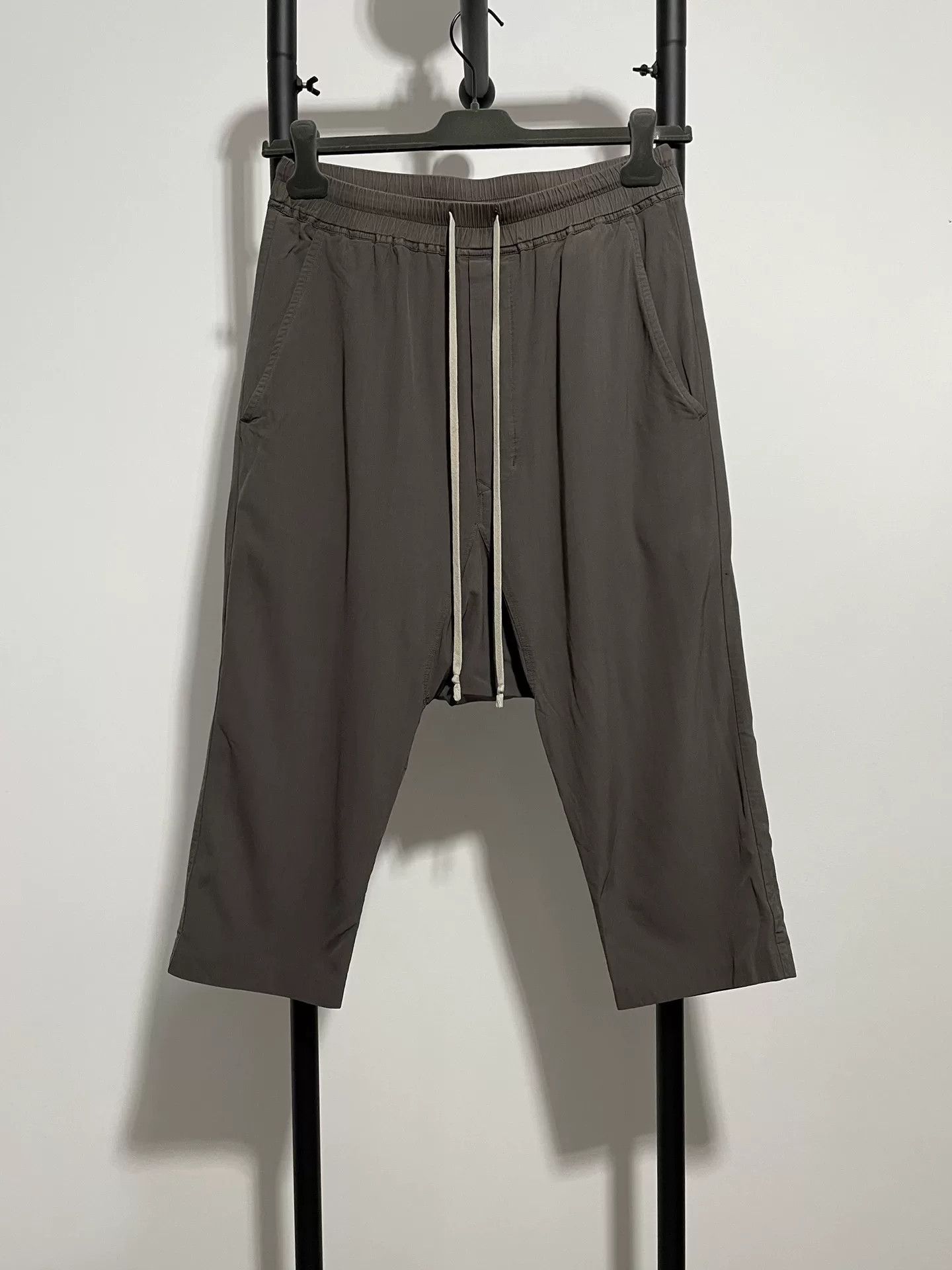 Rick Owens rick owens ro cropped pants in gray Size US 34 / EU 50 - 1 Thumbnail