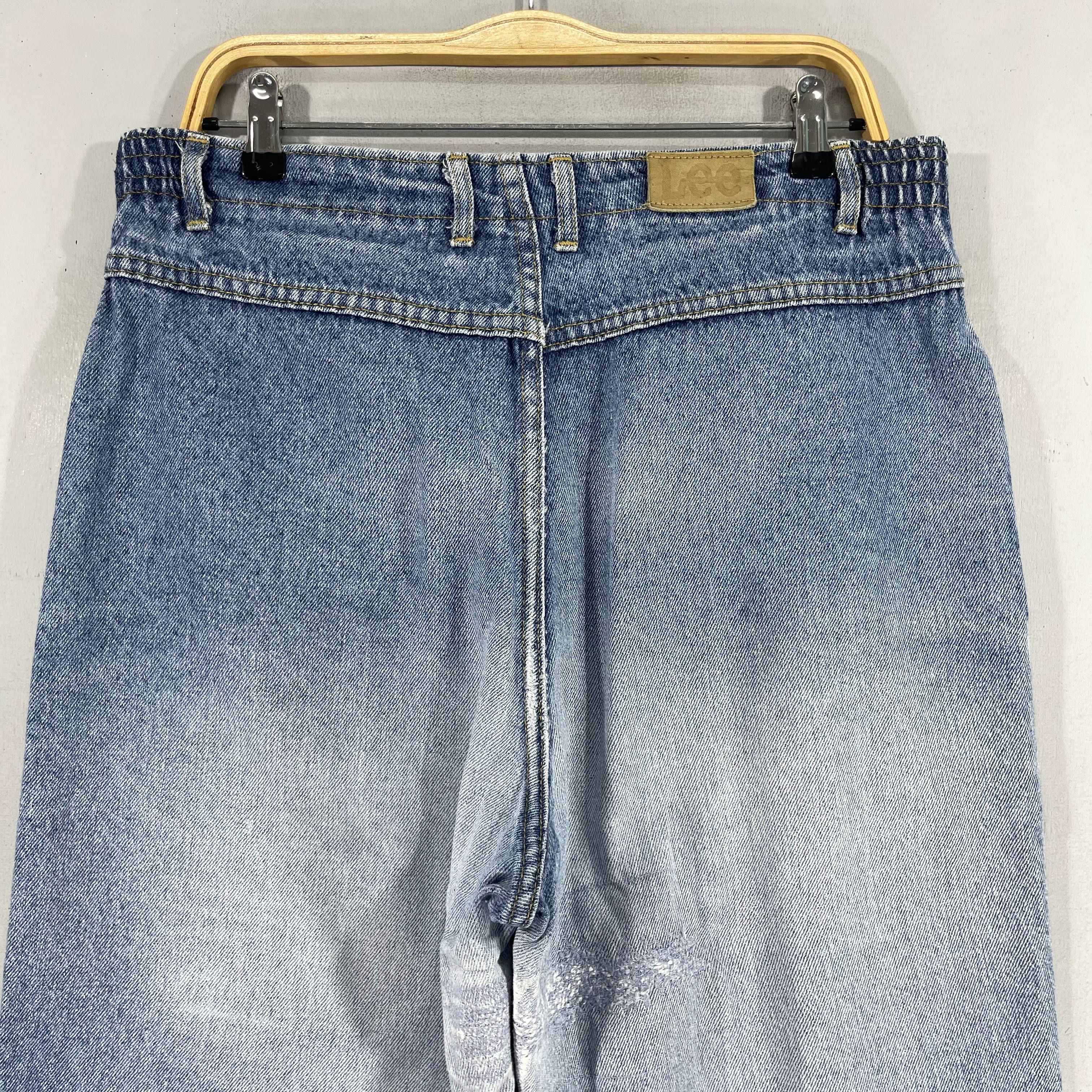 Lee Size 34 Vintage Distressed Lee High Waisted Petite Jeans Size 34" / US 12 / IT 48 - 8 Thumbnail